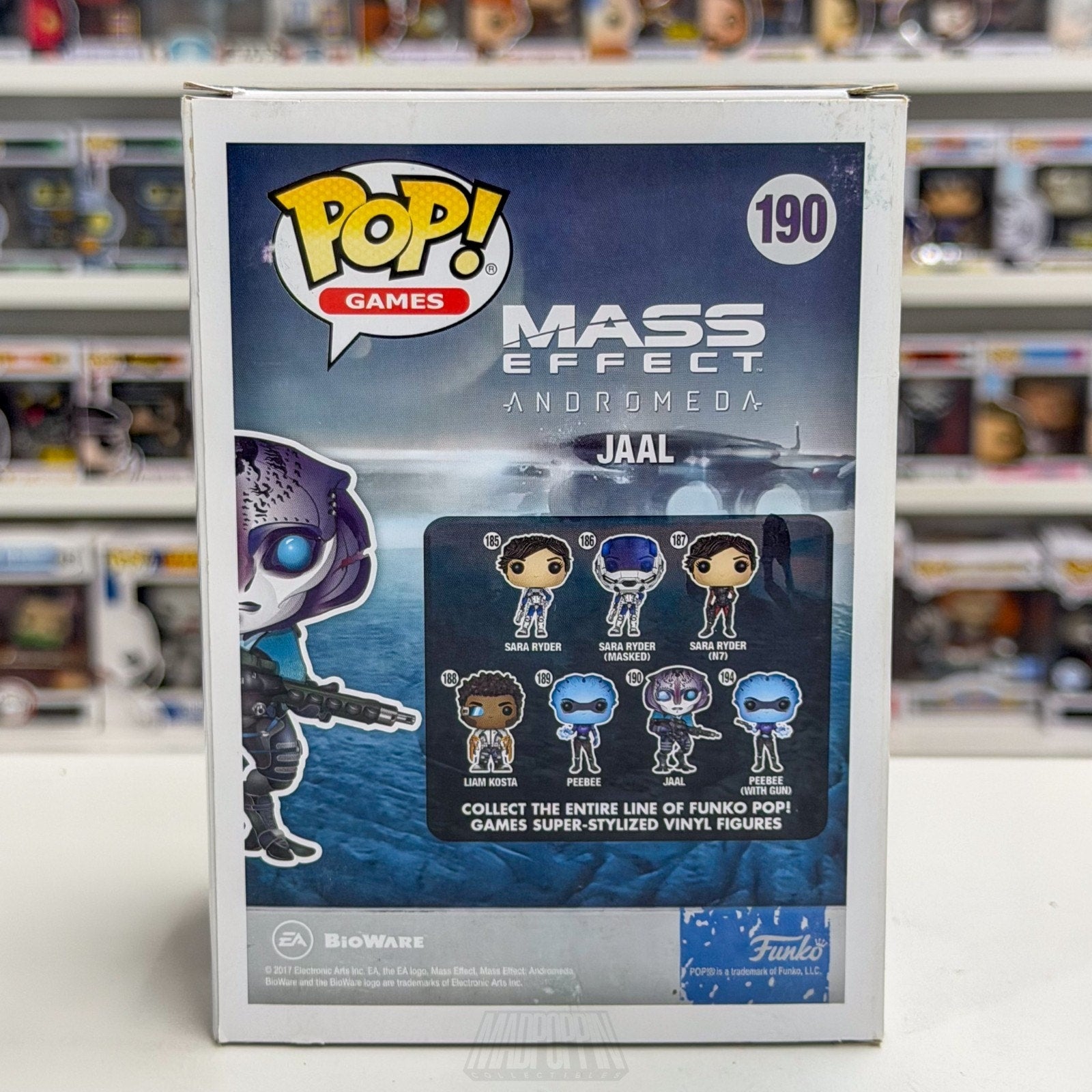 Funko Pop Video Games Mass Effect Andromeda Jaal 190 Action Sci-Fi Vinyl Figure