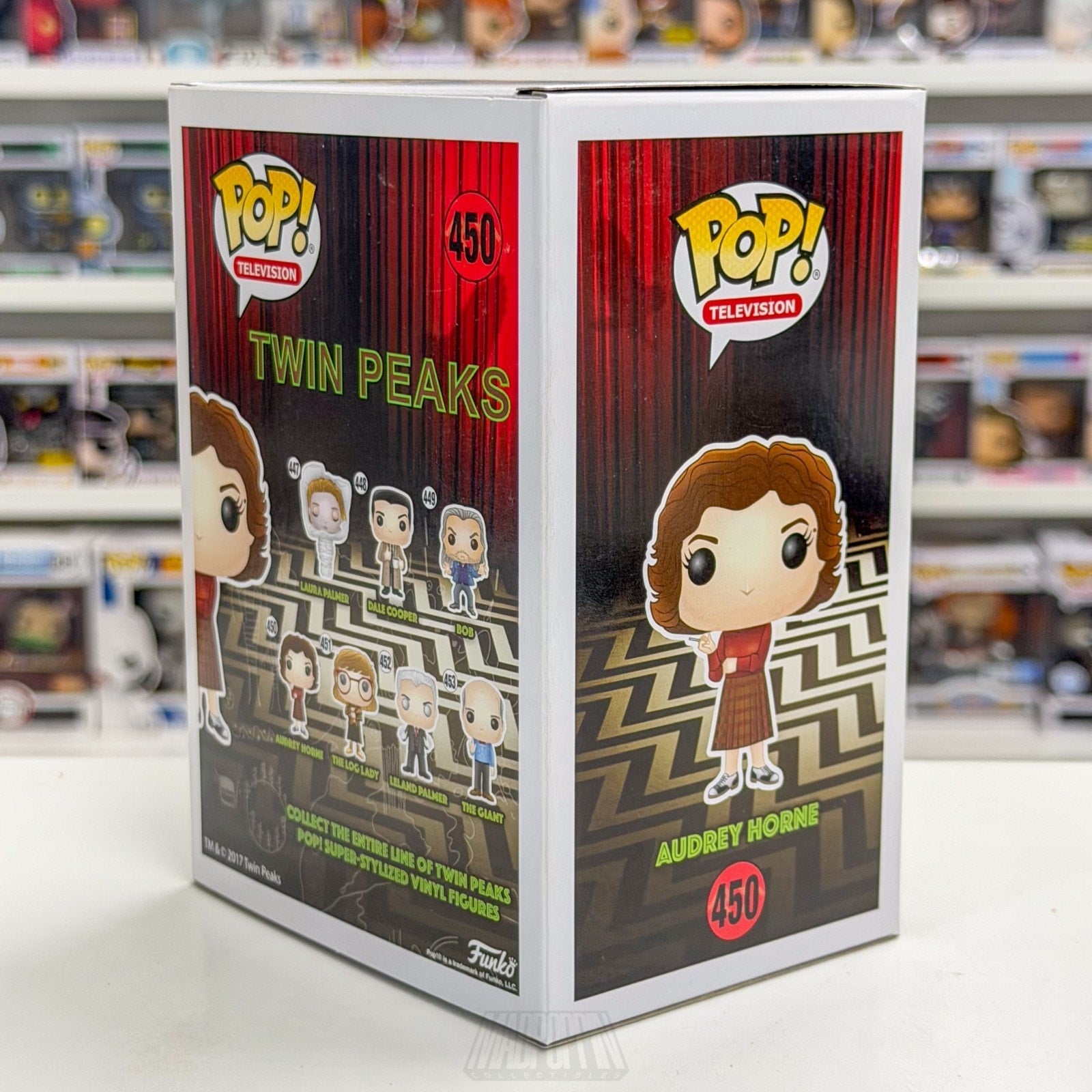Funko Pop TV Twin Peaks Audrey Horne 450 Vaulted Rare Mystery Drama Vinyl Figure