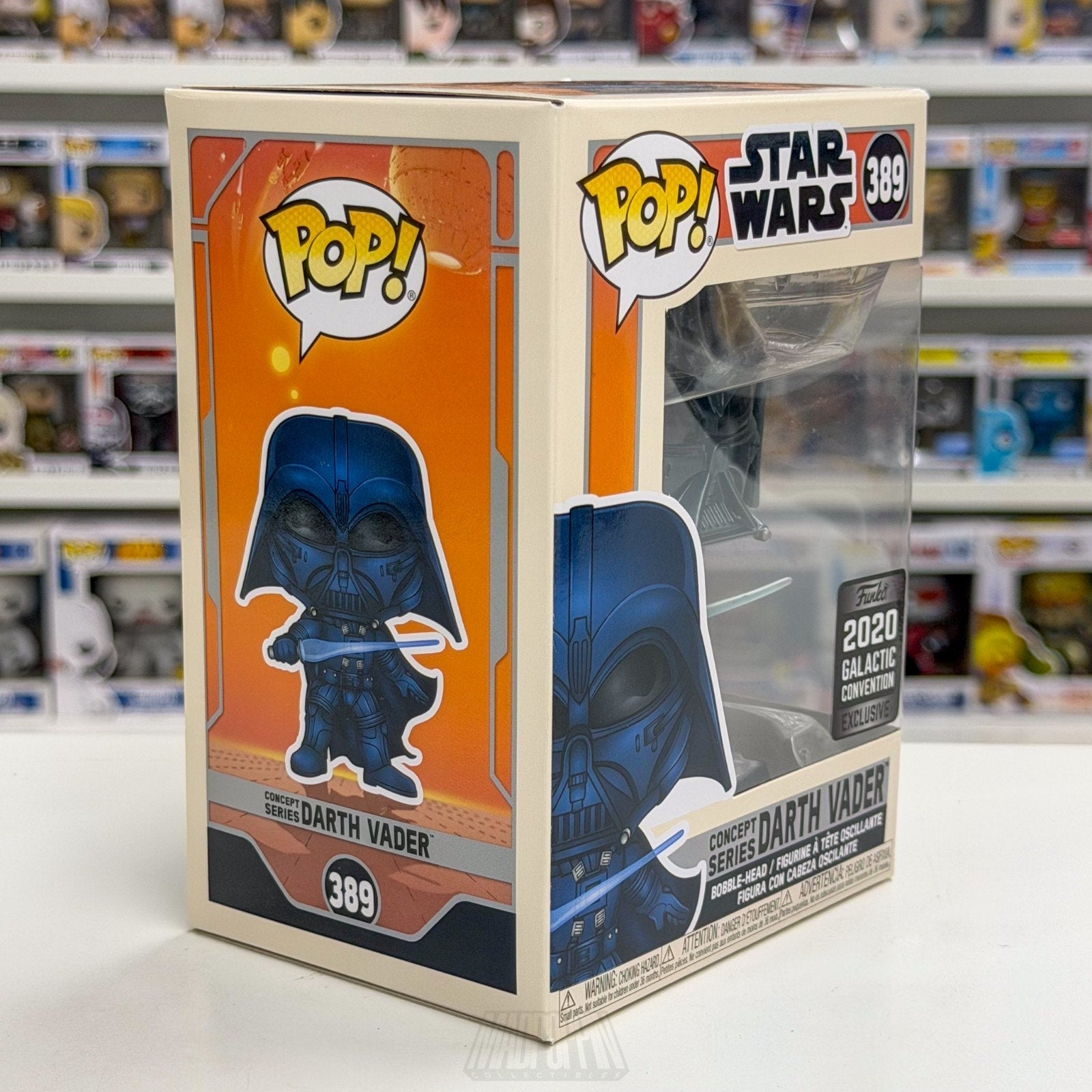 Funko Pop Star Wars Darth Vader Concept Series Galactic Con 389 Toy Vinyl Figure