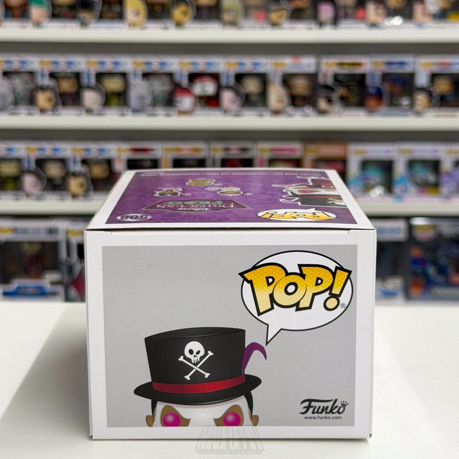 Funko Pop Disney Princess & The Frog Dr Facilier Masked BoxLunch Glow Chase 508