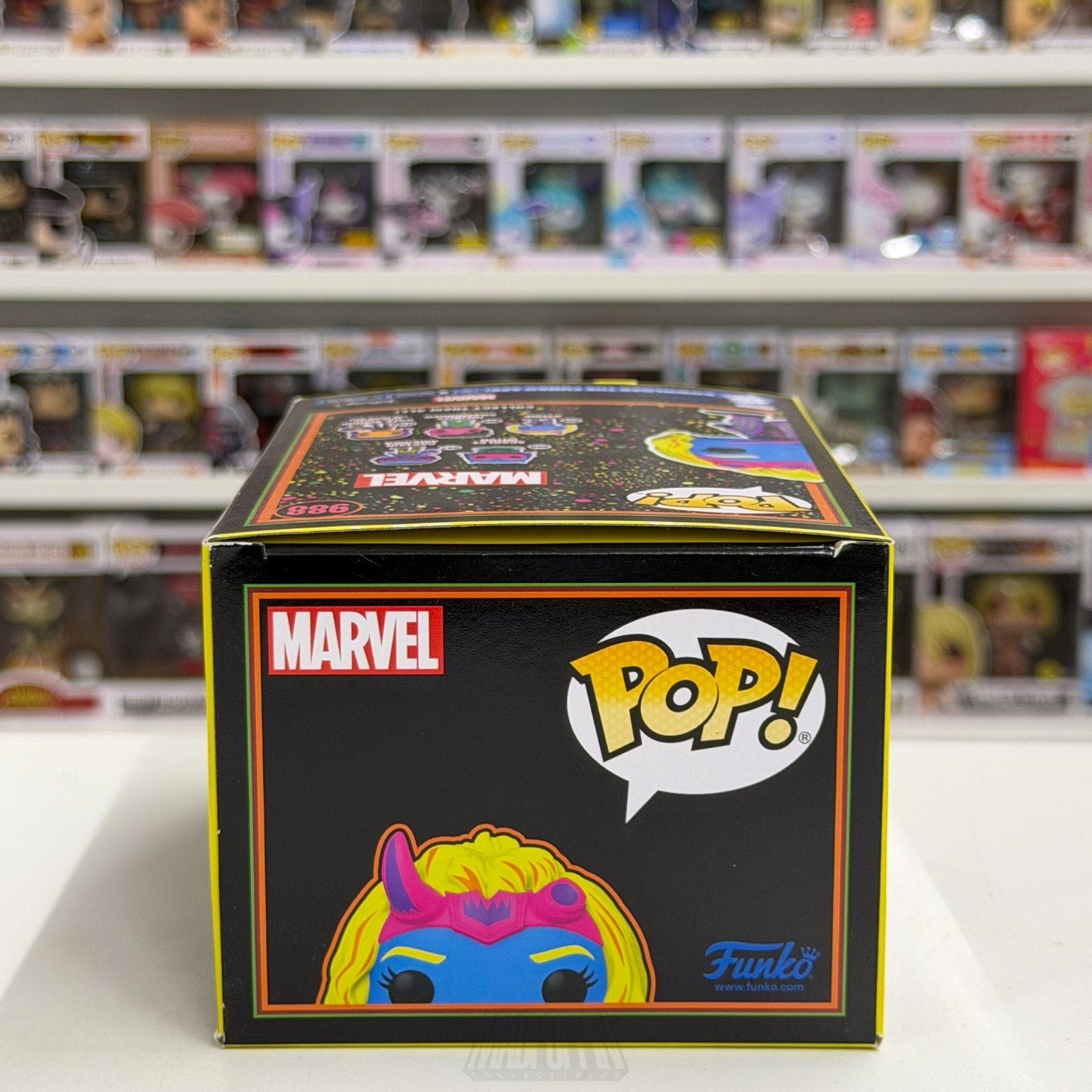 Funko Pop Marvel Studios Loki Sylvie Blacklight Target 988 MCU Toy Vinyl Figure