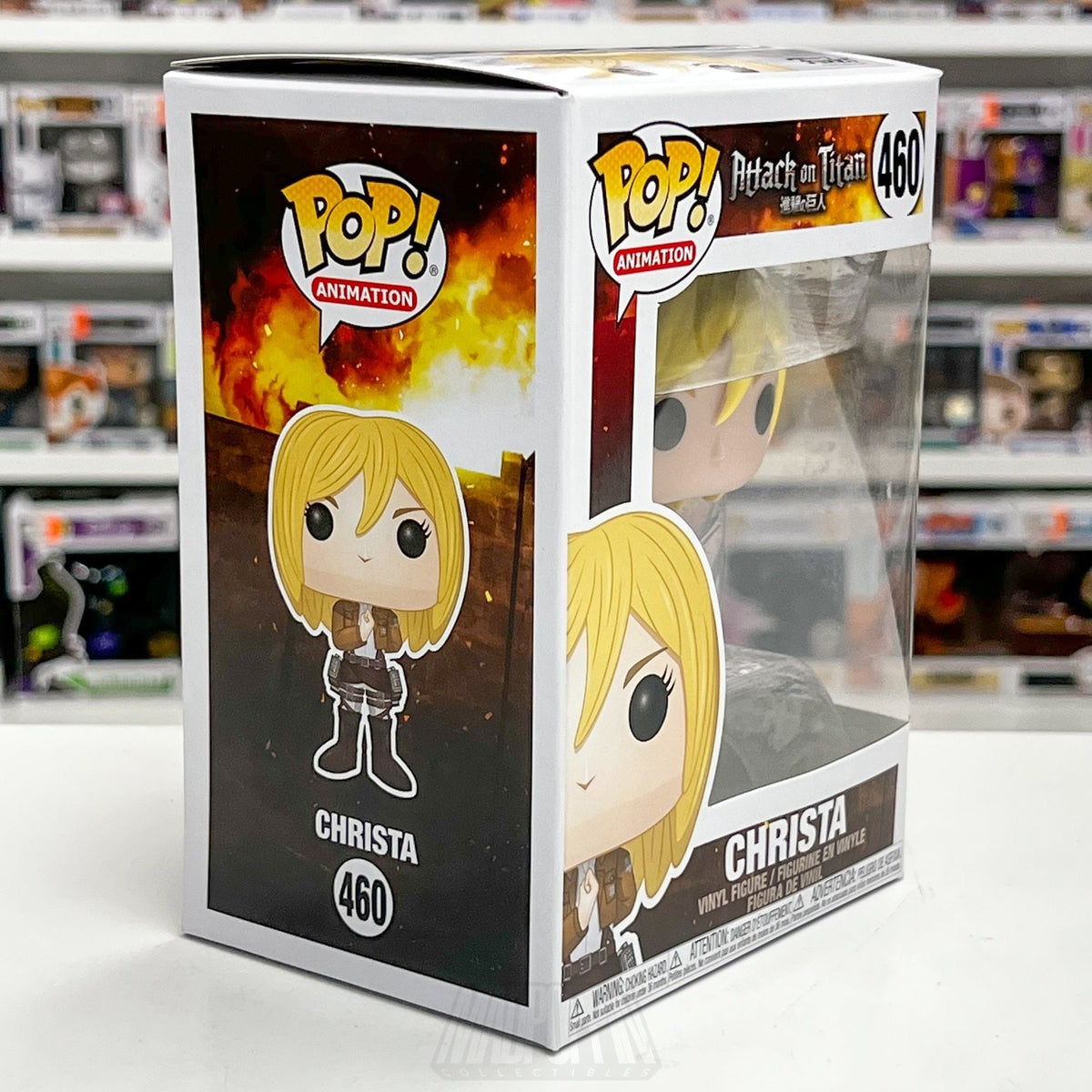 Funko Pop Anime Attack on Titan Christa Lenz 460 Animation Manga Vinyl Figure