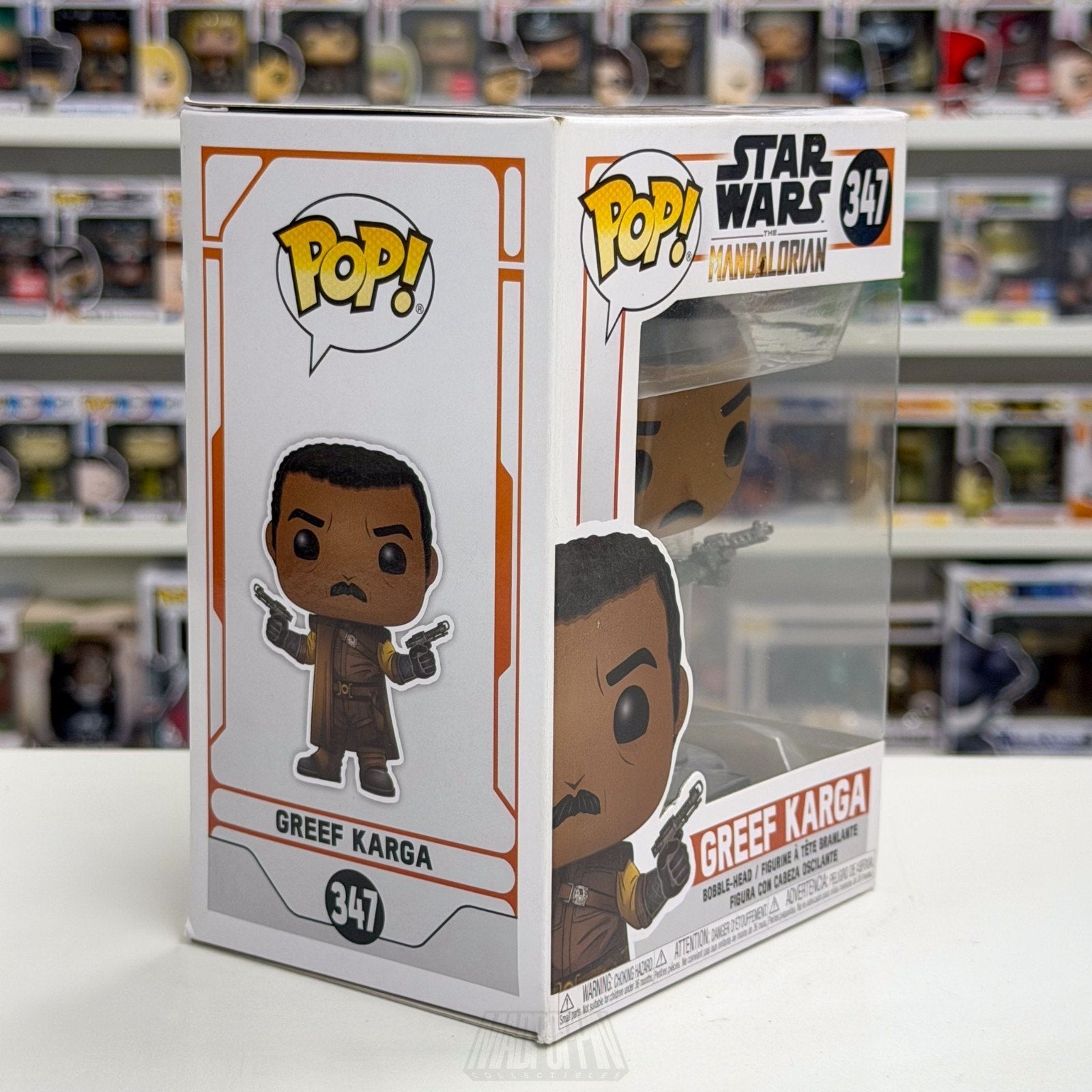 Funko Pop Star Wars Mandalorian Greef Karga 347 Bounty Hunter Toy Vinyl Figure