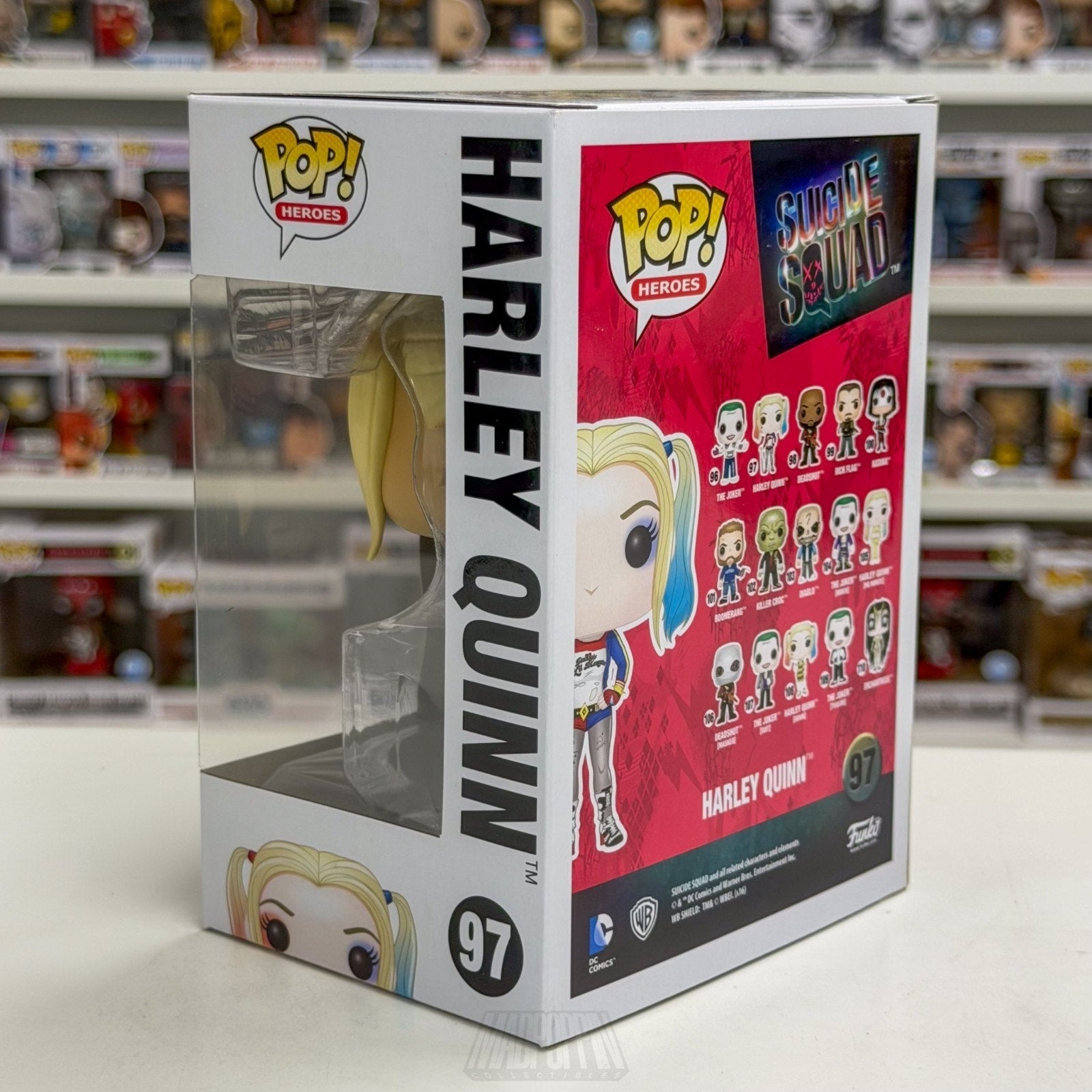 Funko Pop DC Heroes Suicide Squad Harley Quinn 97 Batman Joker Toy Vinyl Figure