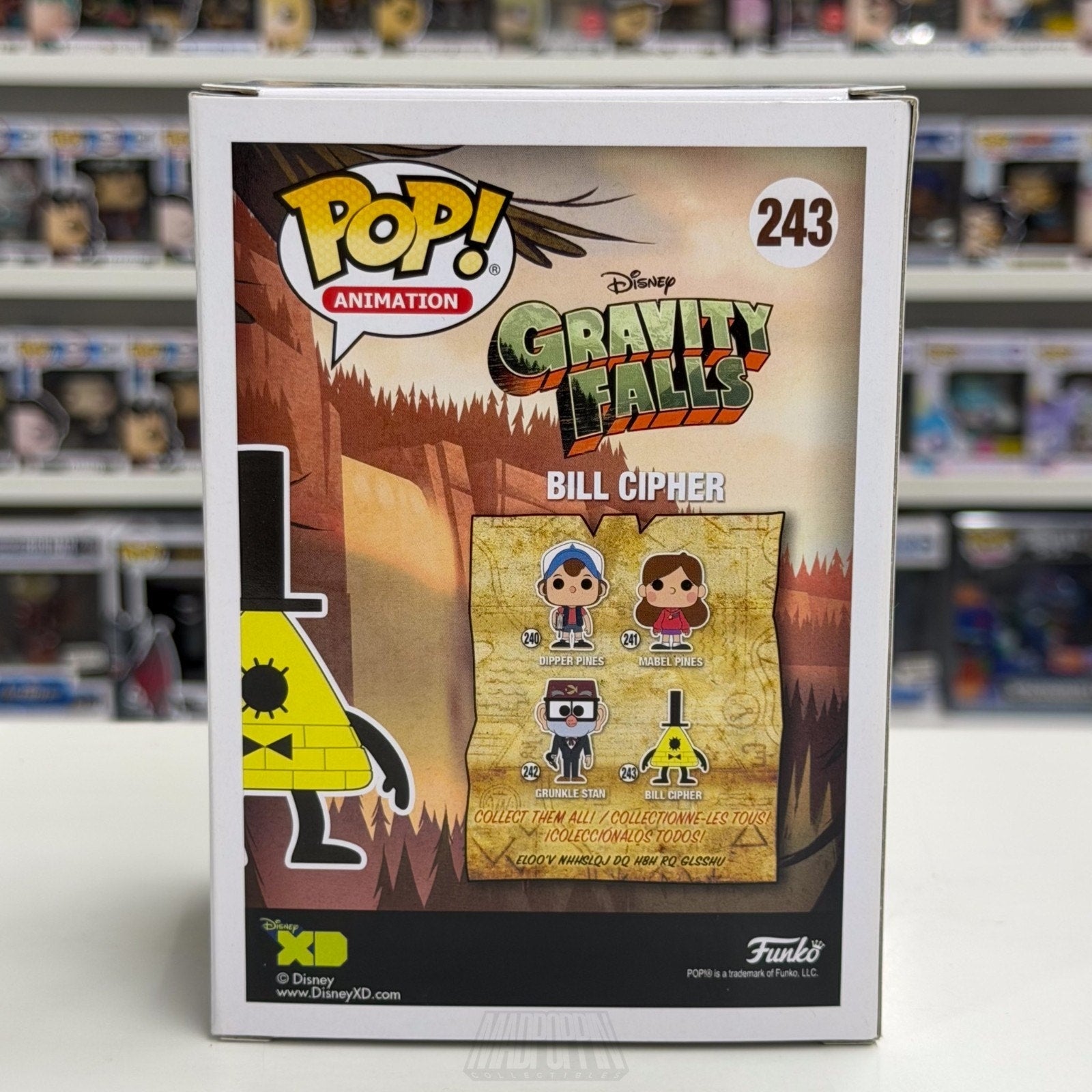 Funko Pop Animation Disney Gravity Falls Bill Cipher Space Chase 243 Toy Figure