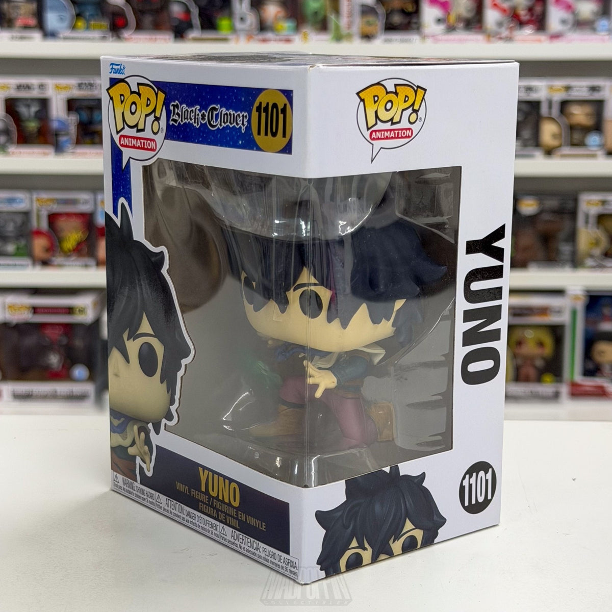 Funko Pop Anime Black Clover Yuno 1101 Orphan Japanese Manga Toy Vinyl Figure