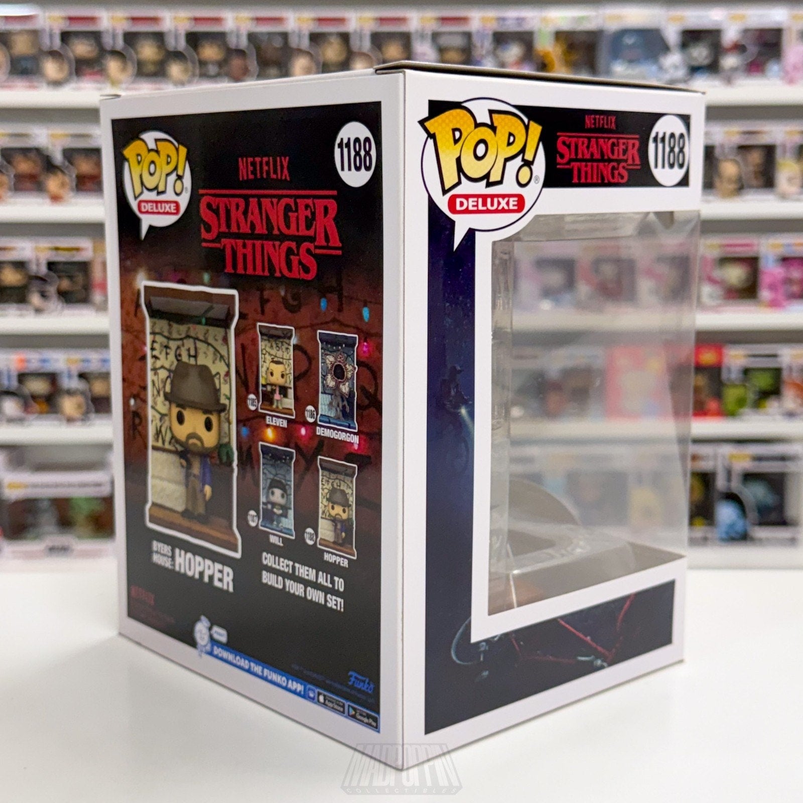 Funko Pop TV Deluxe Stranger Things Byers House Hopper Amazon 1188 Vinyl Figure