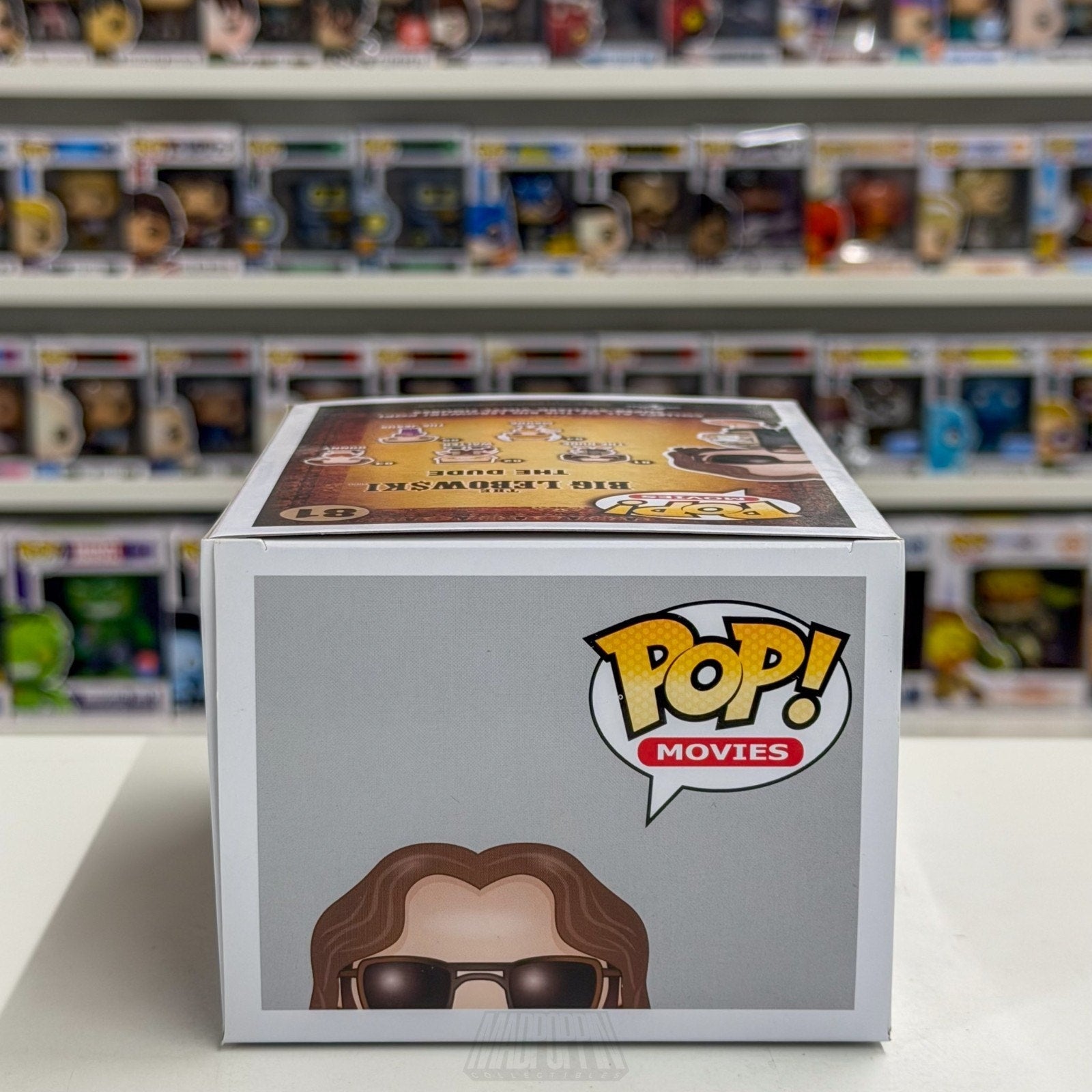 Funko Pop Movies Big Lebowski The Dude w/White Russian 81 Comedy Vinyl Figure