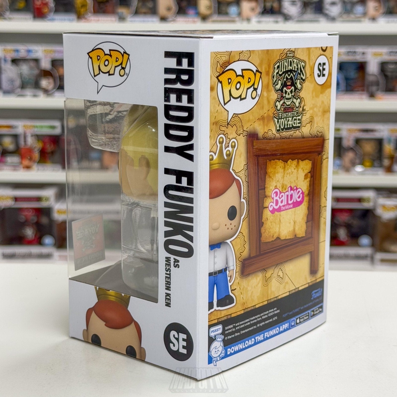 Funko Pop Fundays Funtastic Voyage Freddy as Western Ken SE Barbie Vinyl Figure