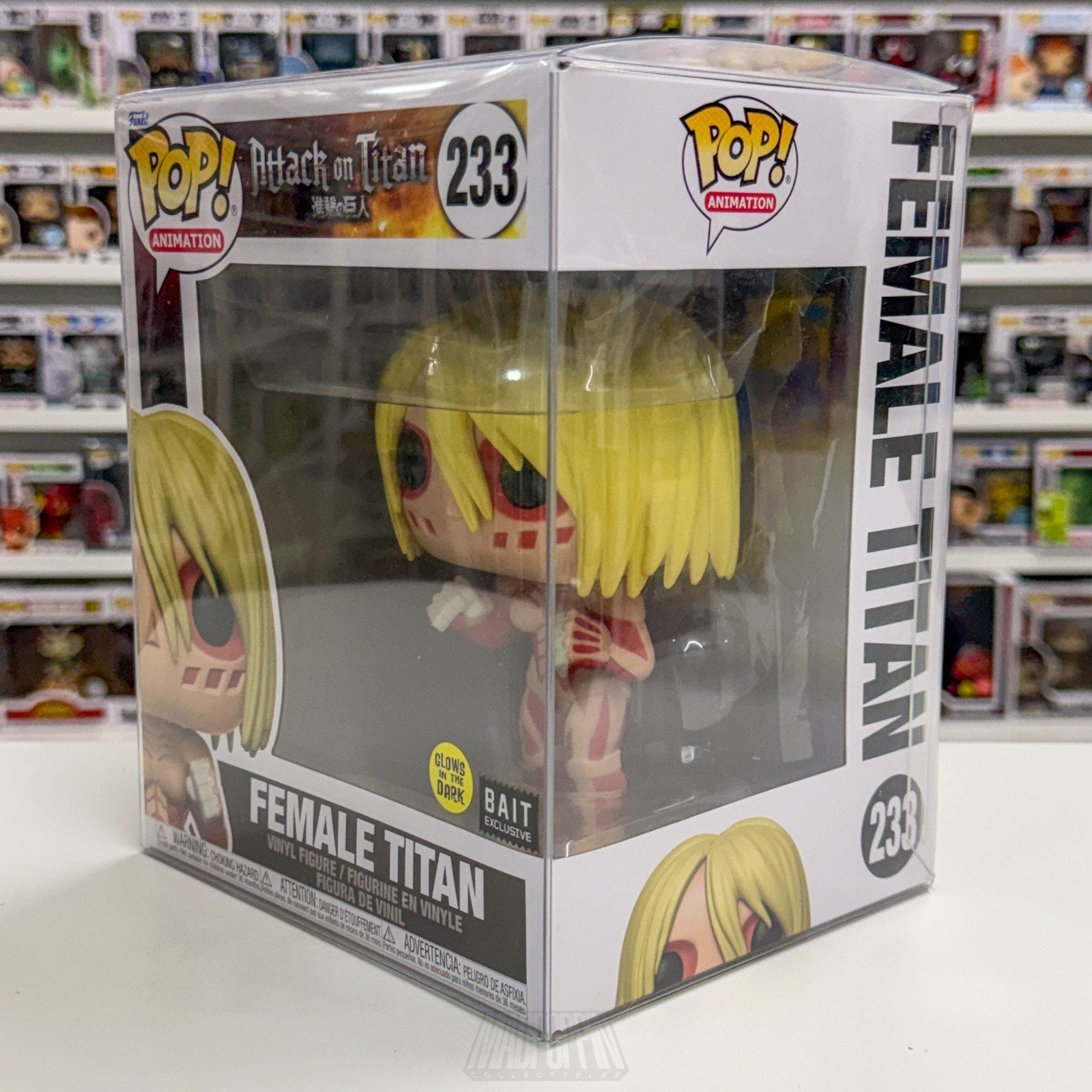 Funko Pop Anime Attack on Titan Female Titan 6" 233 Japanese Manga Vinyl Figure