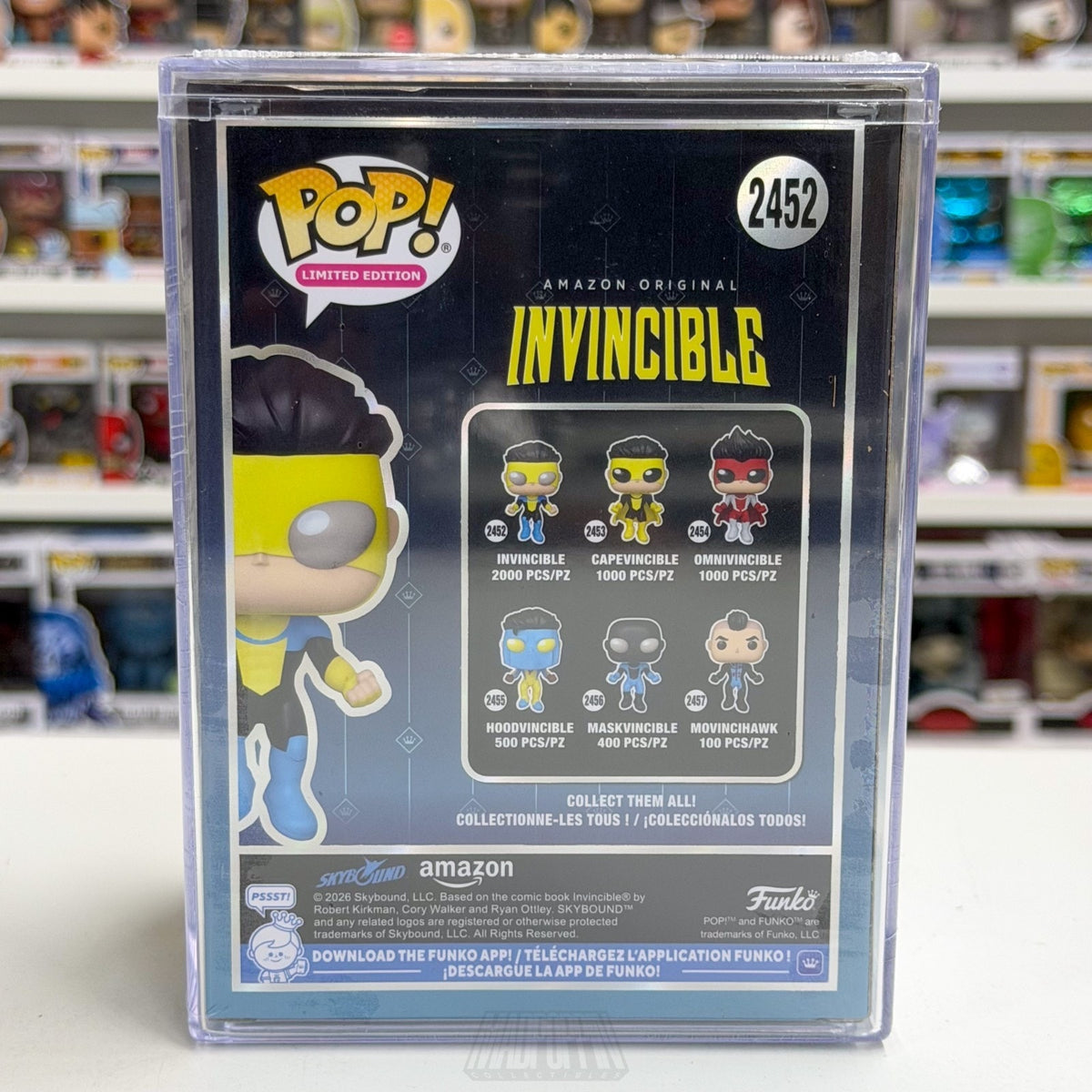 Funko Pop Invincible Floating 2452 SDCC 2026 LE 2000 Figure OFFICIAL CON STICKER