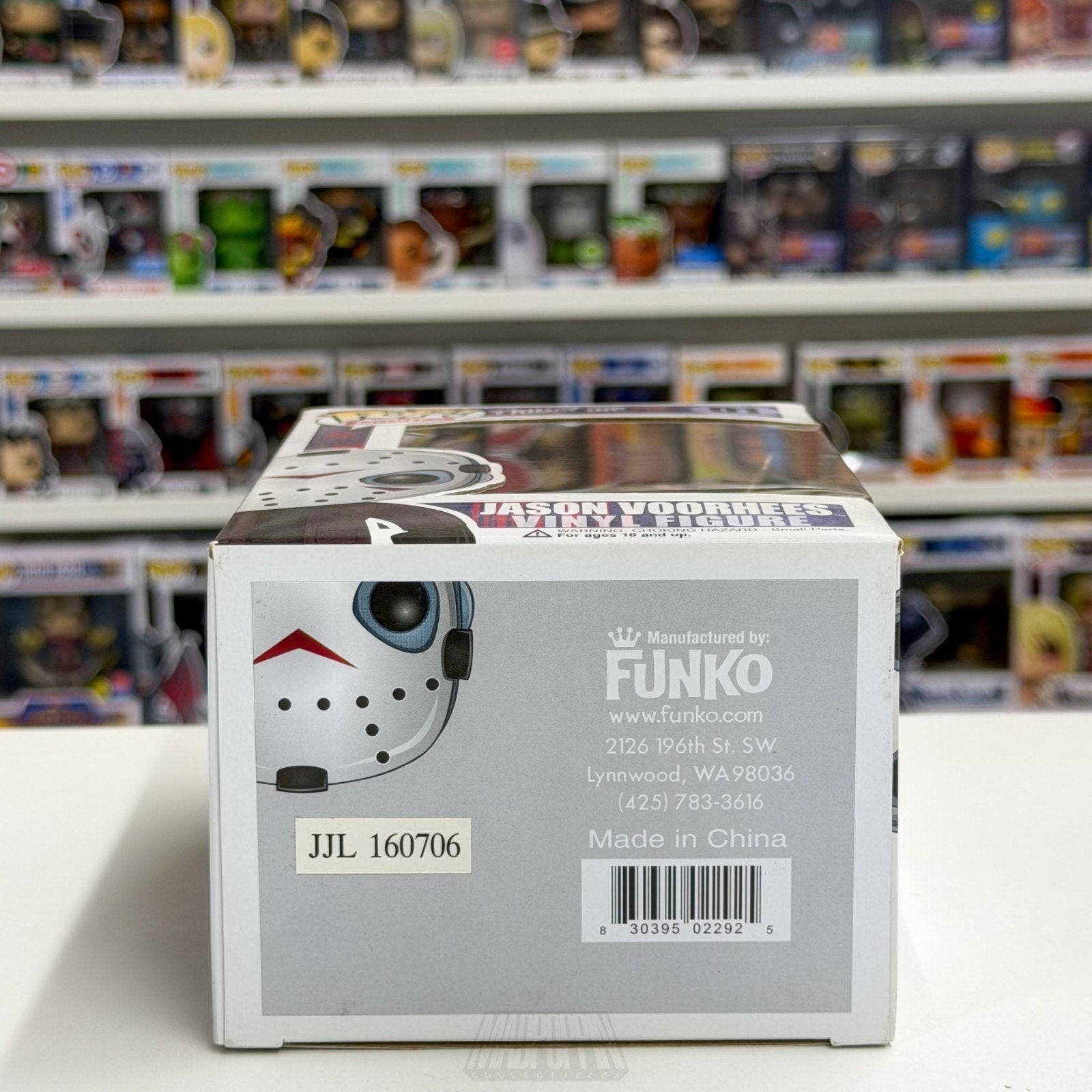 Funko Pop Movies Friday the 13th Jason Voorhees Large Font Box 01 Horror Figure