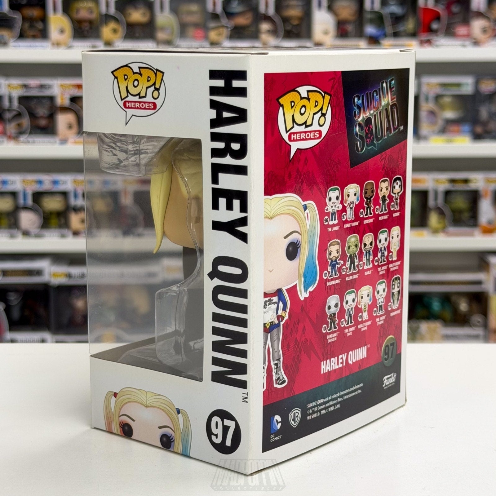 Funko Pop DC Heroes Suicide Squad Harley Quinn 97 Joker Batman Toy Vinyl Figure