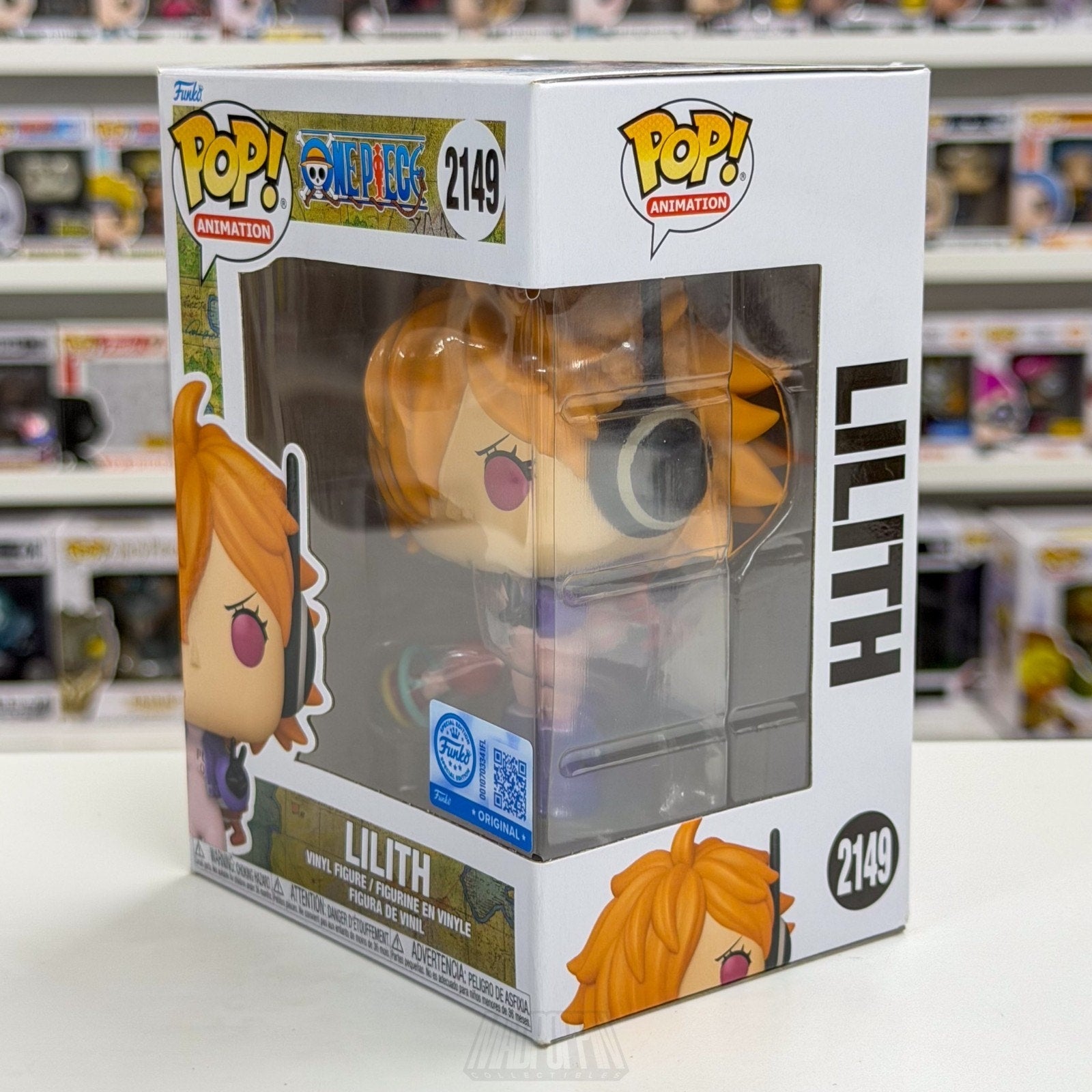 Funko Pop Anime One Piece Lilith Target 2149 Vegapunk Toy Manga Vinyl