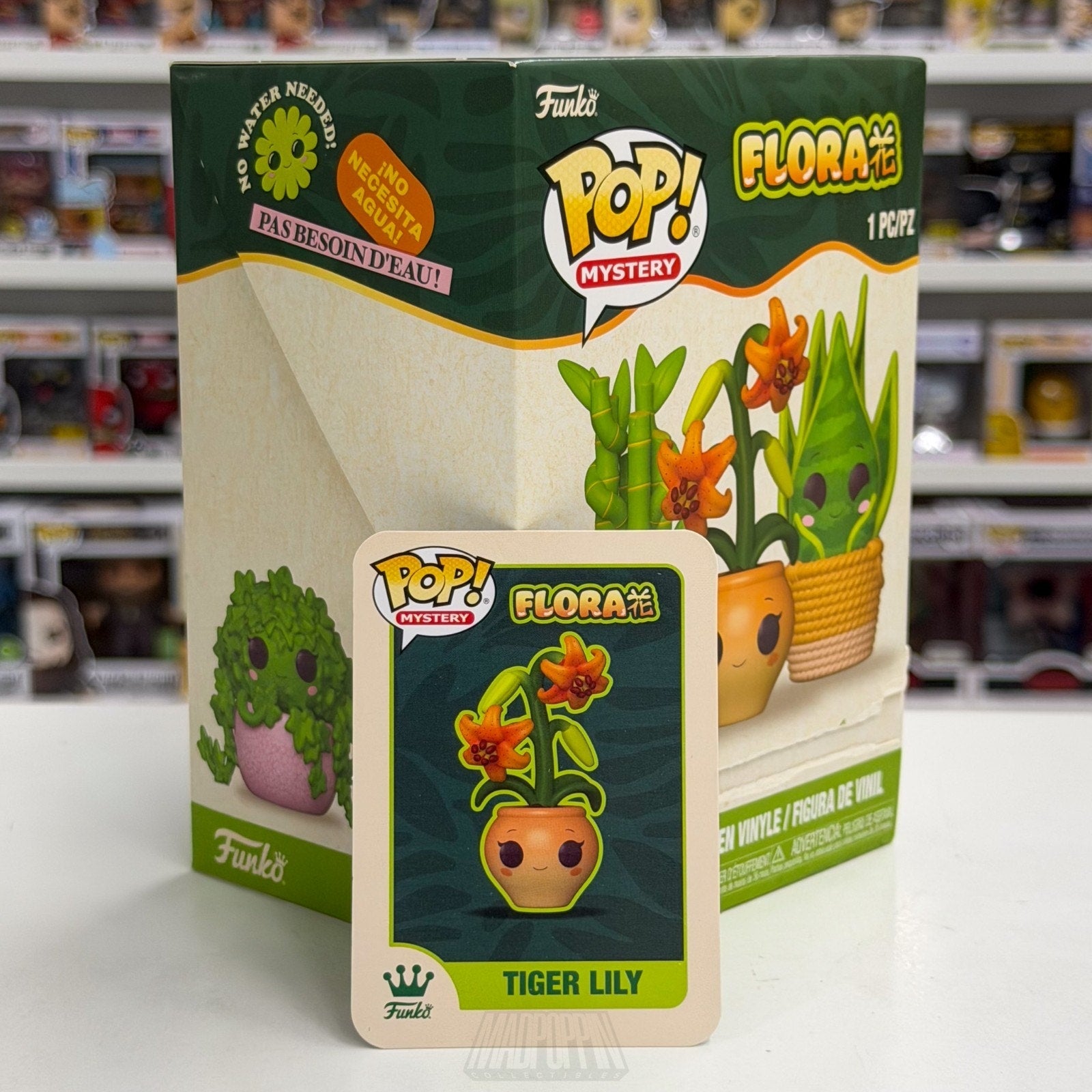 Funko Pop Plants Flora Tiger Lily 07 Mystery w/Card Fundays 2026 Vinyl Figure