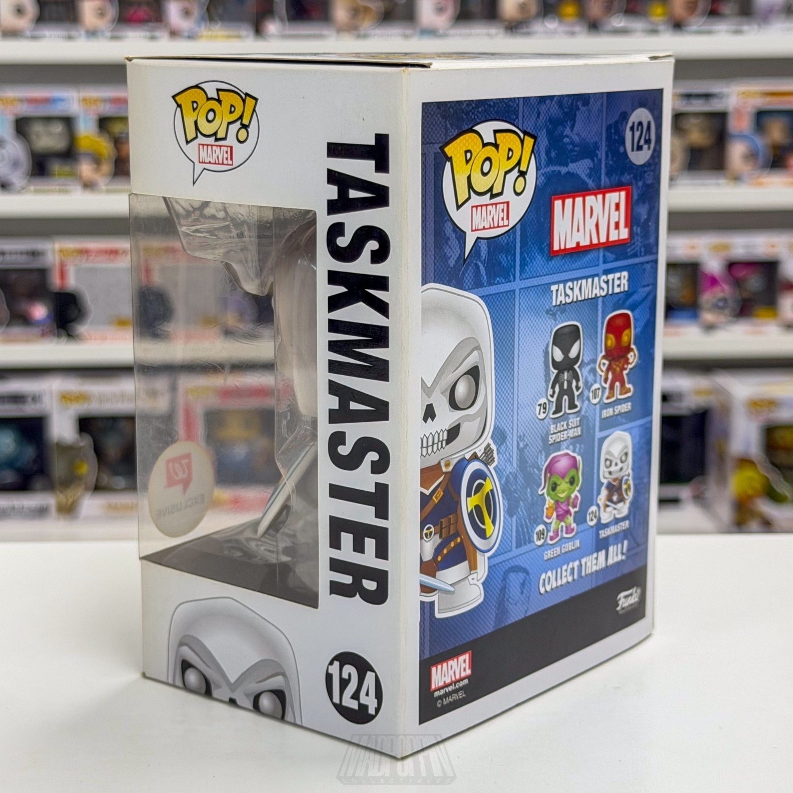 Funko Pop Marvel Taskmaster Walgreens Exclusive 124 Mercenary Toy Vinyl Figure