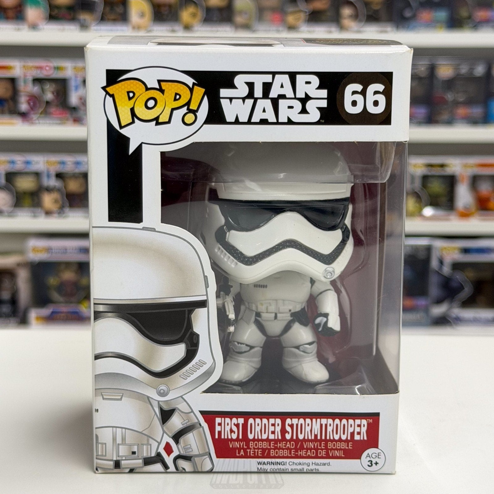 Funko Pop Star Wars The Force Awakens First Order Stormtrooper 66 Vinyl Figure