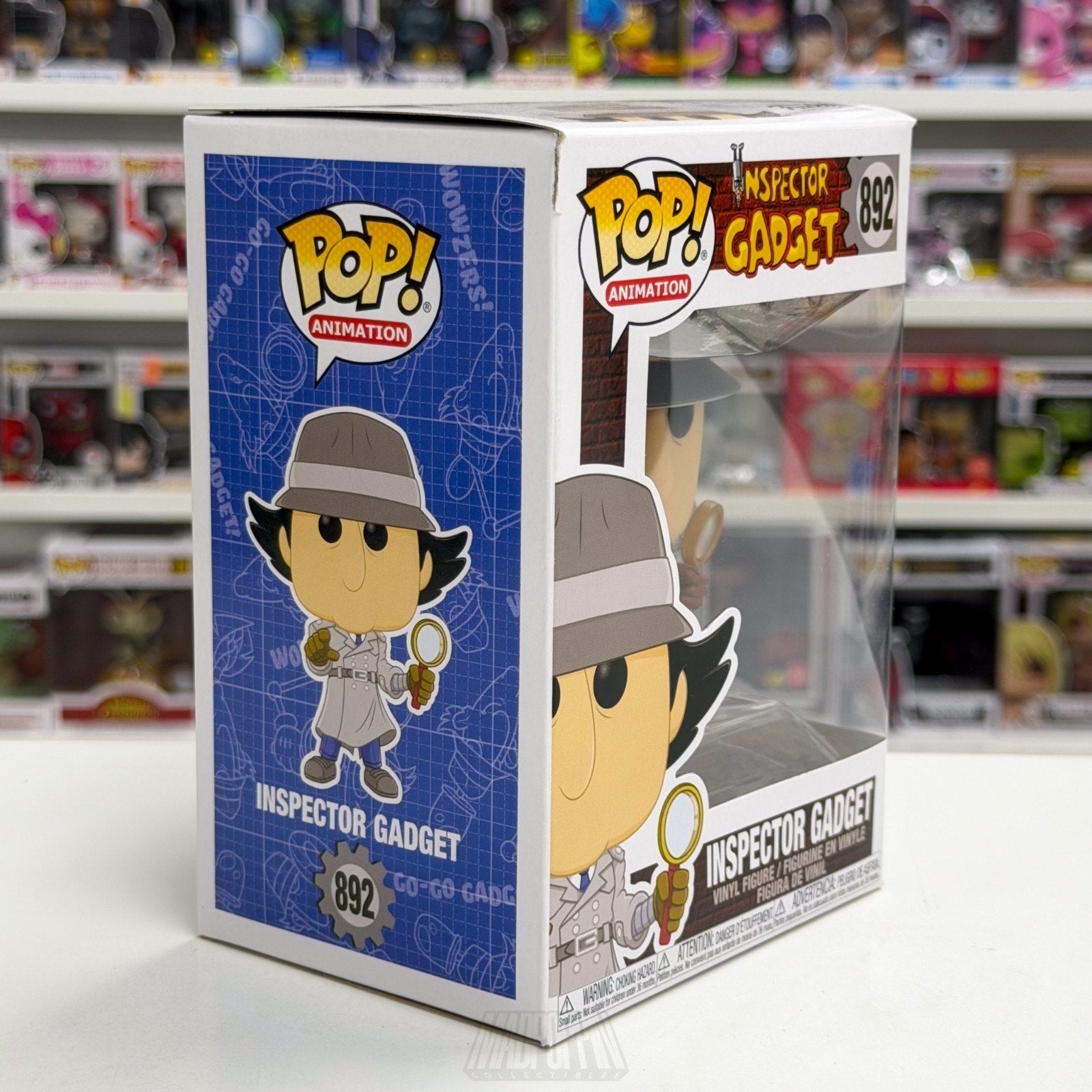 Funko Pop Animation Inspector Gadget w/Magnifying Glass 892 Cyborg Vinyl Figure