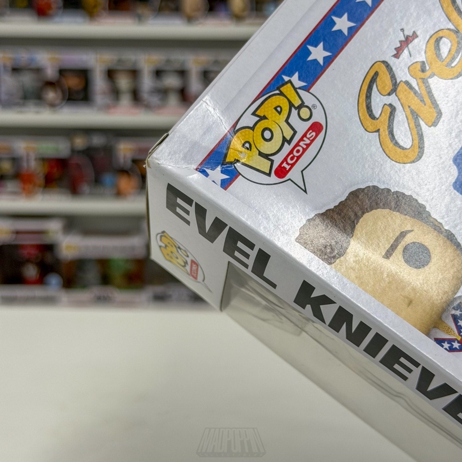Funko Pop Icons Evel Knievel 62 American Stunt Performer Entertainer Toy Figure