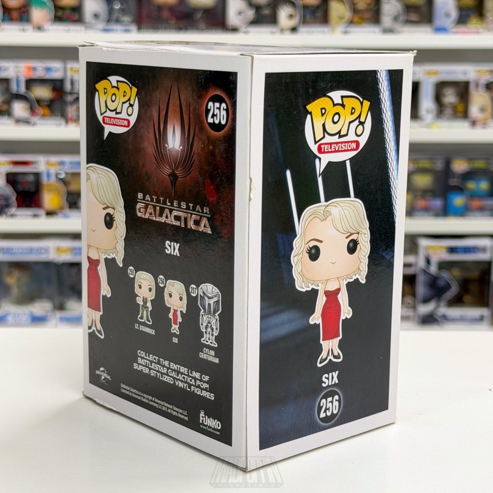 Funko Pop TV Battlestar Galactica Six 256 Cylon Android Red Dress Vinyl Figure