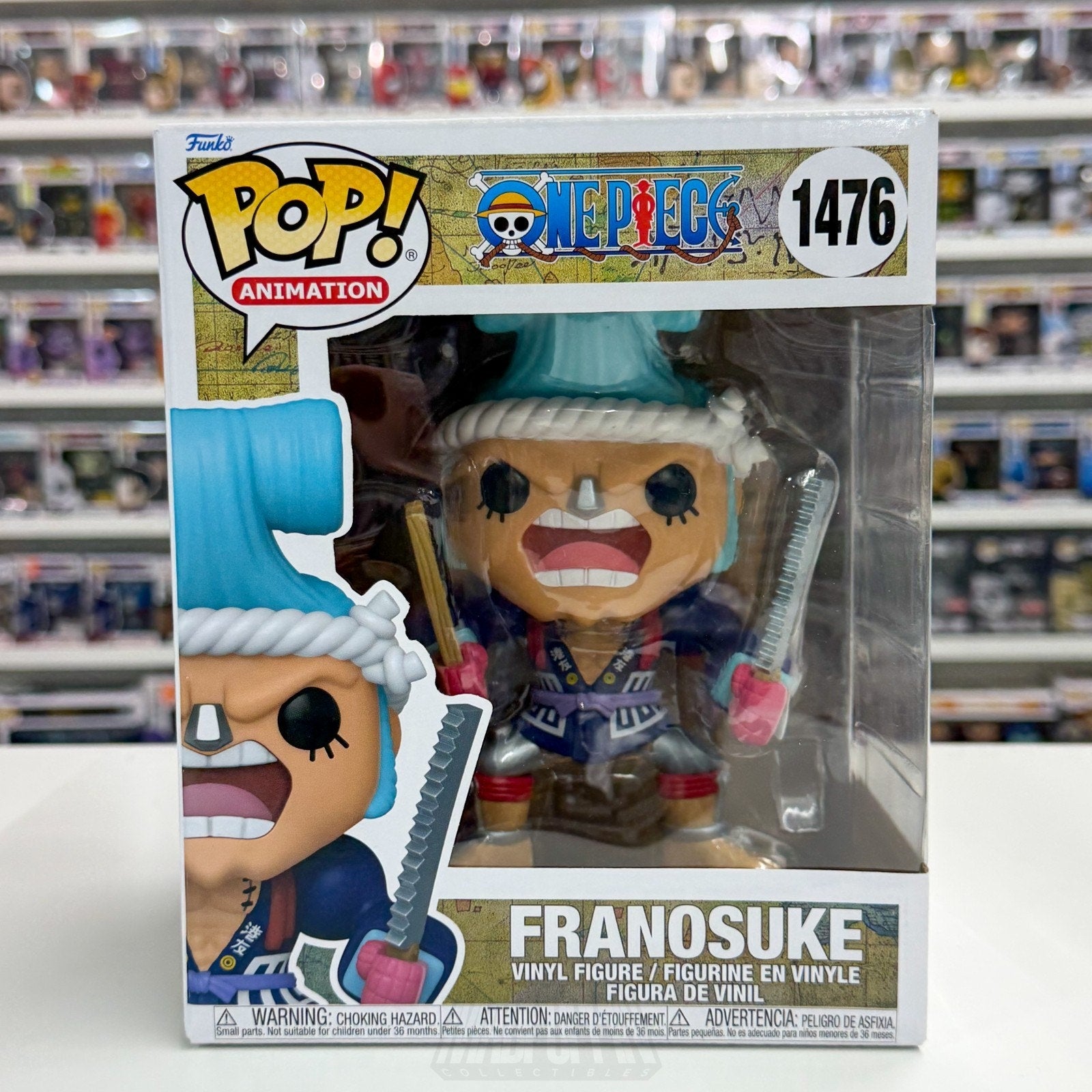 Funko Pop Anime One Piece Franosuke Franky 1476 Japan Manga Toy 6" Vinyl Figure