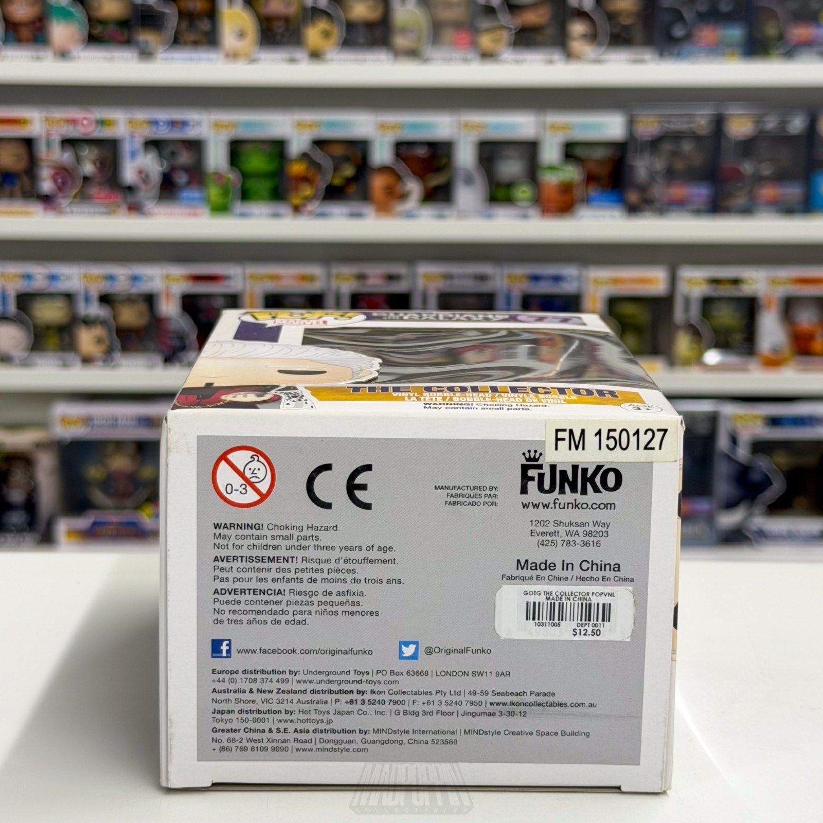 Funko Pop Marvel Guardians of the Galaxy The Collector 77 GOTG Toy Vinyl Figure