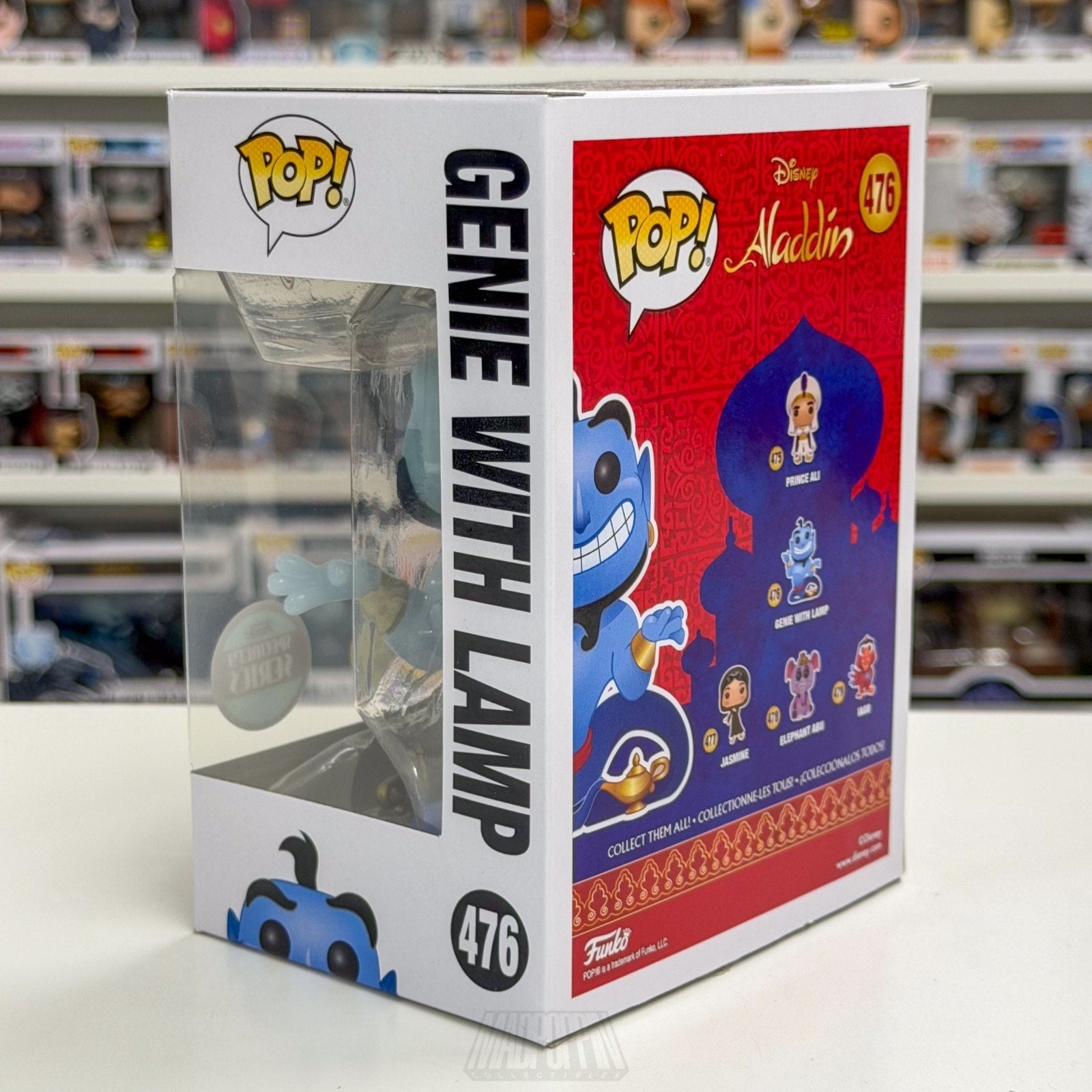 Funko Pop Disney Aladdin Genie w/Lamp Glow Specialty Series 476 Toy Vinyl Figure