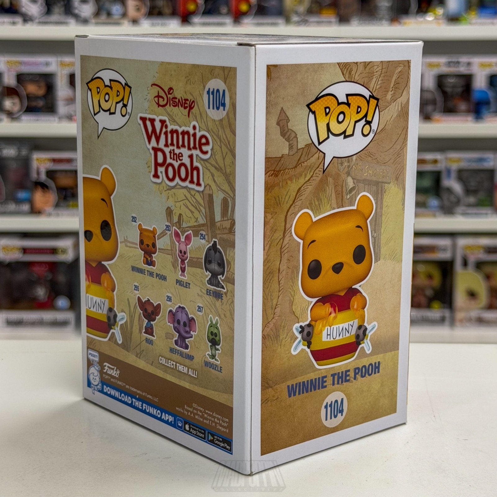 Funko Pop Disney Winnie the Pooh Hunny Diamond Hot Topic 1104 Bear Vinyl Figure