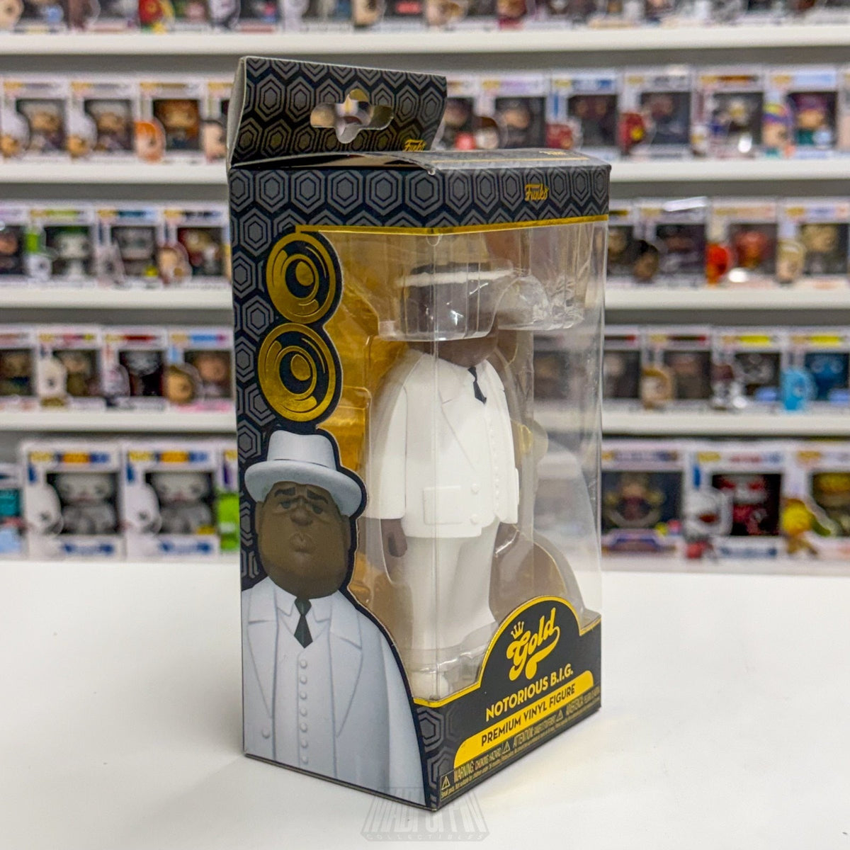 Funko Gold Notorious B.I.G. Biggie Smalls Suit Music Rap Hip Hop Vinyl Figure