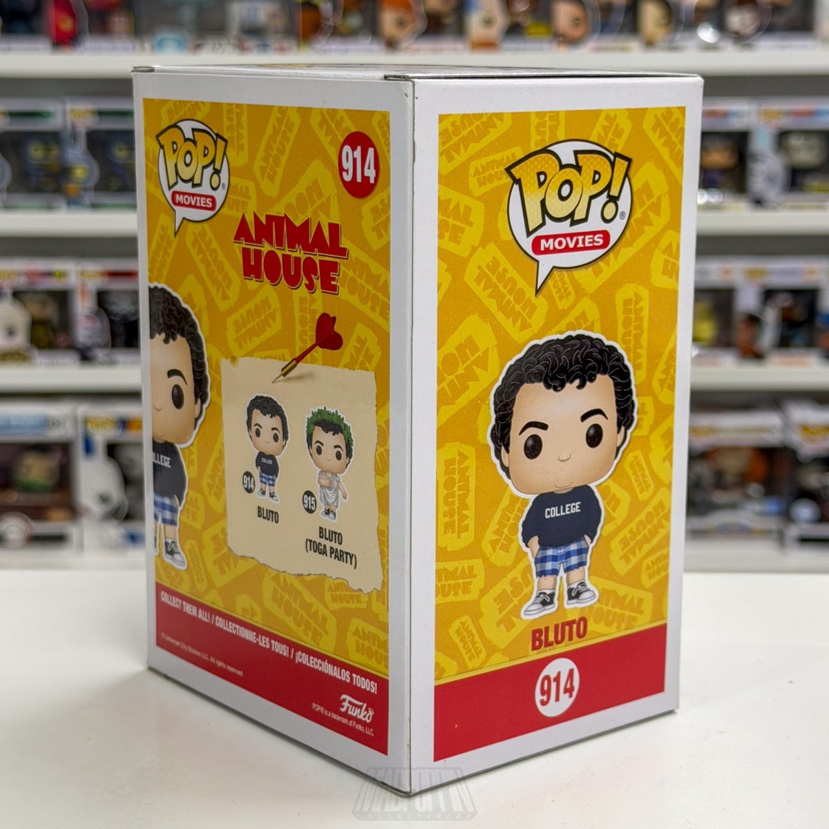 Funko Pop Movies National Lampoons Animal House Bluto 914 Comedy Vinyl Figure