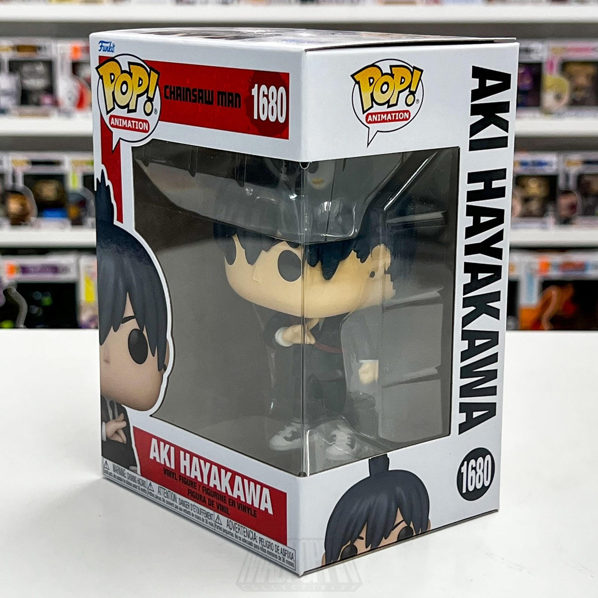 Funko Pop Anime Chainsaw Man Aki Hayakawa 1680 Japan Manga Hunter Vinyl Figure