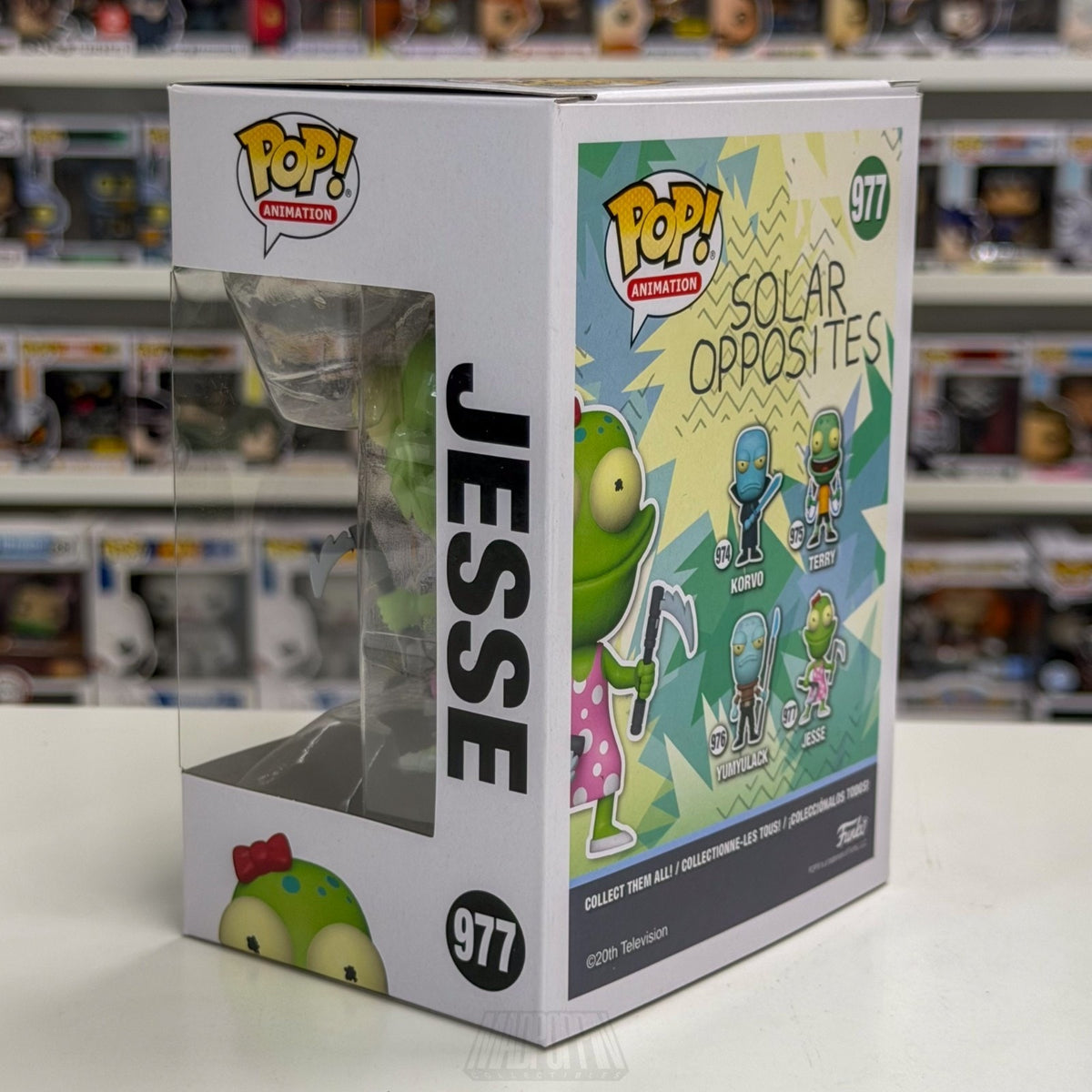 Funko Pop Animation Solar Opposites Jesse 977 TV Show Alien Family Vinyl Figure