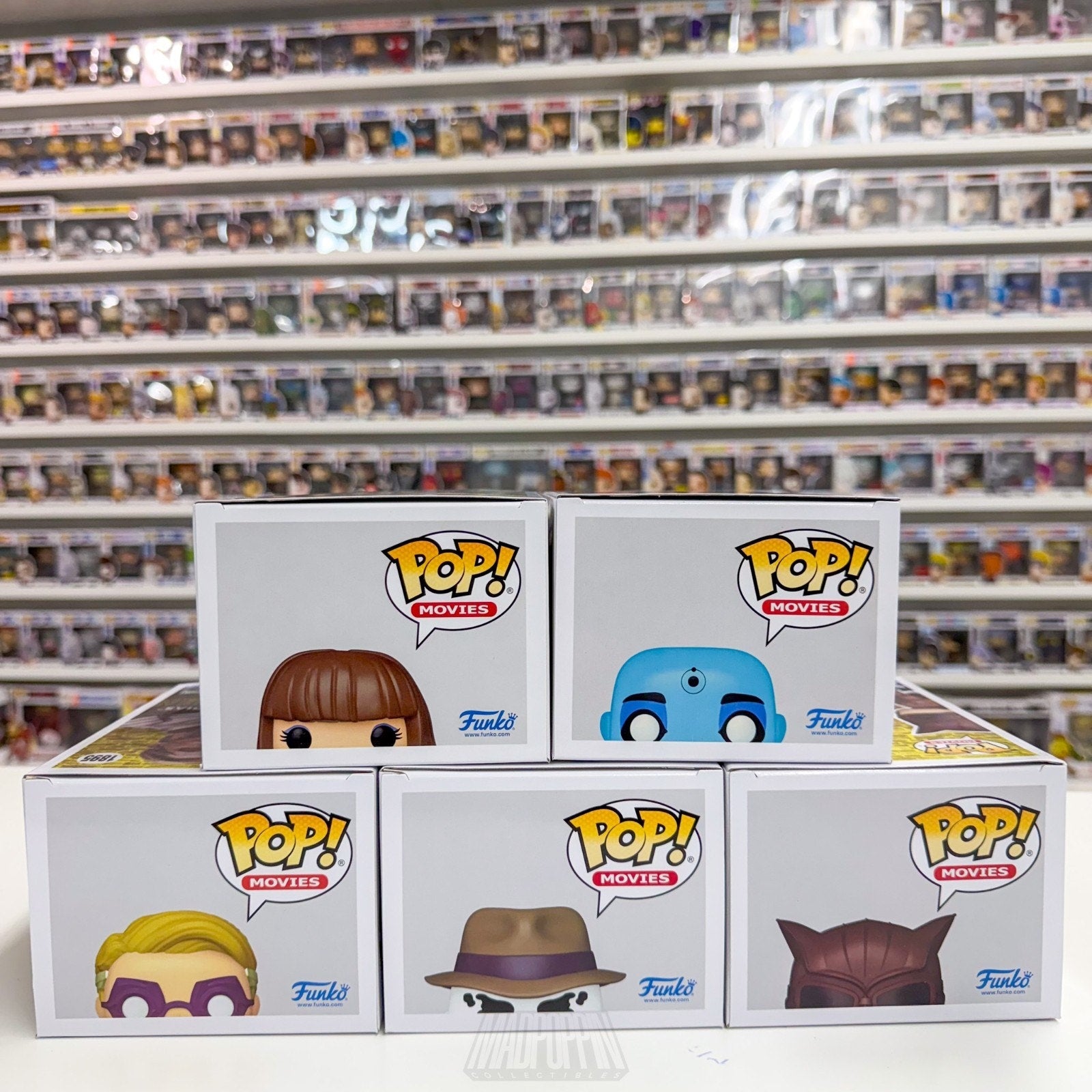 Funko Pop DC Movies Watchmen Set Silk Manhattan Ozymandias Rorschach Nite Owl