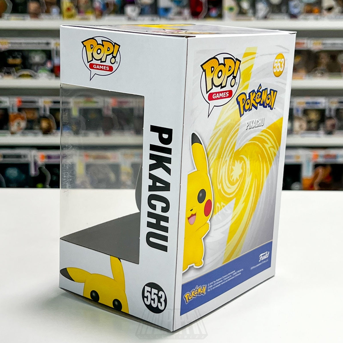 Funko Pop Games Pokemon Pikachu BOX ONLY NO FIGURE NO INSERT Mint TCG Japanese