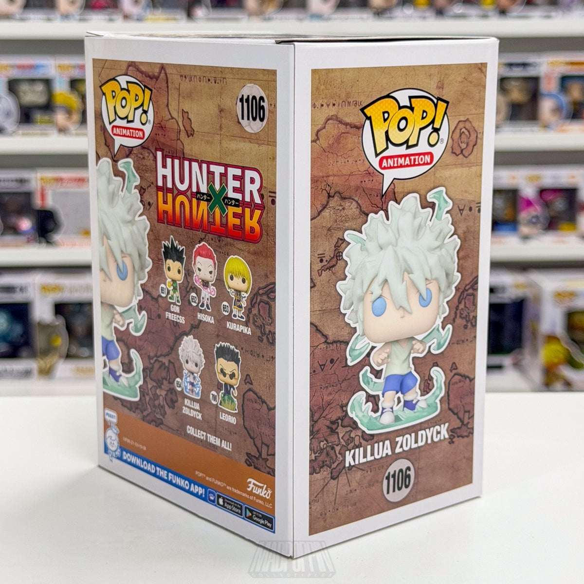 Funko Pop Anime Hunter Killua Zoldyck God Speed AAA 1106 Manga Toy Vinyl Figure