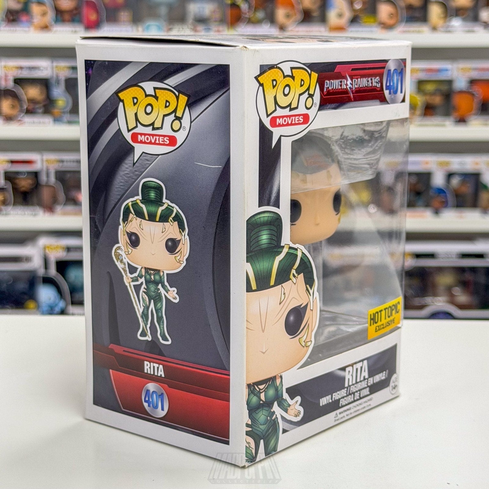 Funko Pop Movies Power Rangers Rita Repula Hot Topic 401 MMPR Toy Vinyl Figure