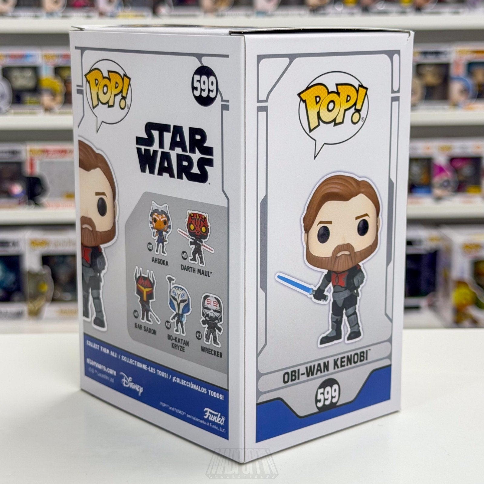 Funko Pop Star Wars Obi-Wan Kenobi Signed James Taylor 599 JSA Toy Vinyl Figure