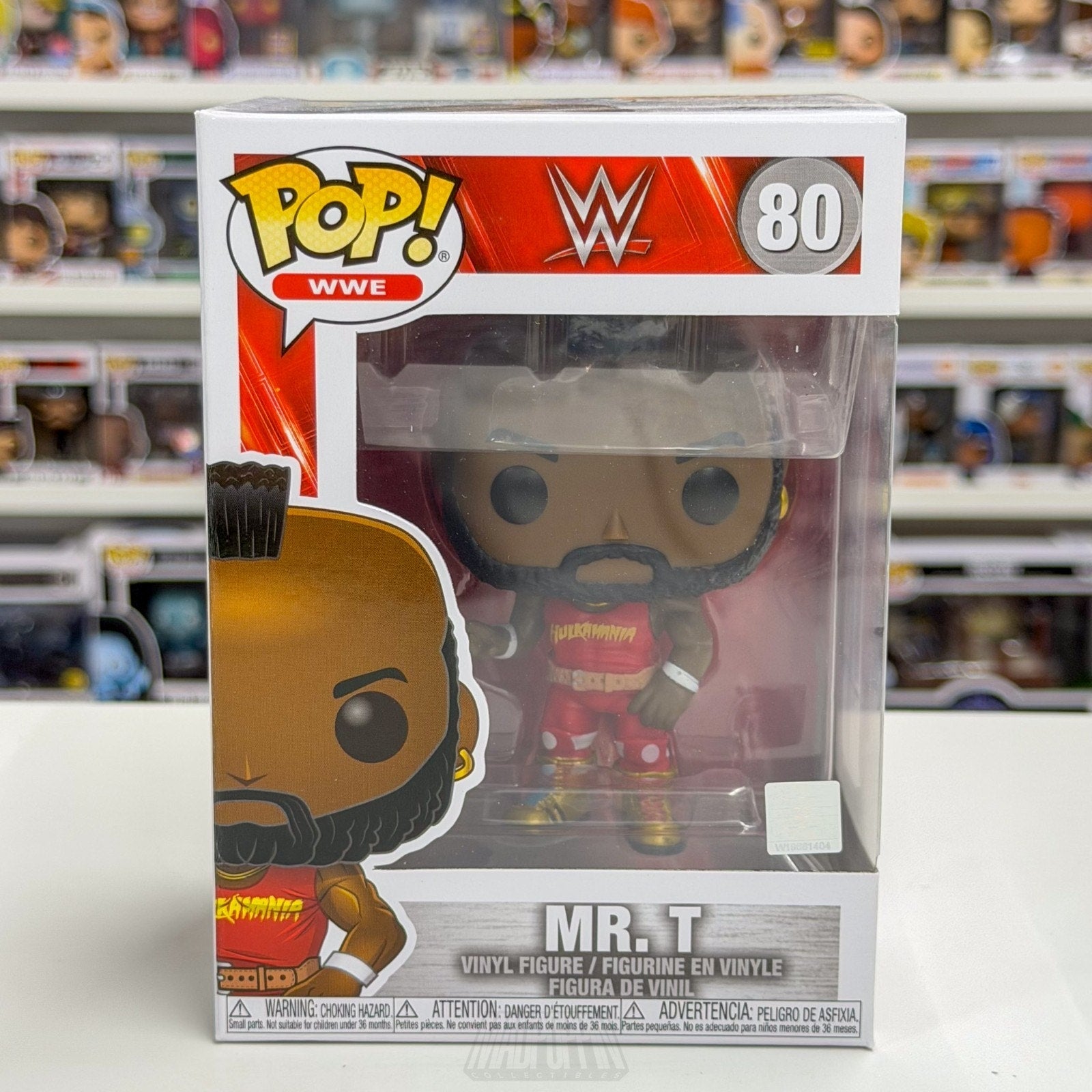 Funko Pop WWE Mr. T 80 WWF Wrestling Hulkamania Vaulted Rare Toy Vinyl Figure