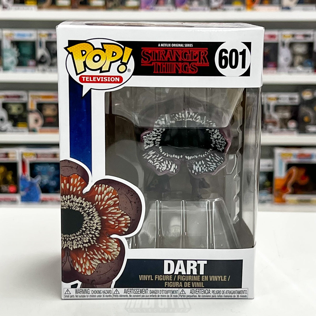 Funko Pop TV Stranger Things Dart 601 Demo Dog Demogorgon Netflix Vinyl Figure