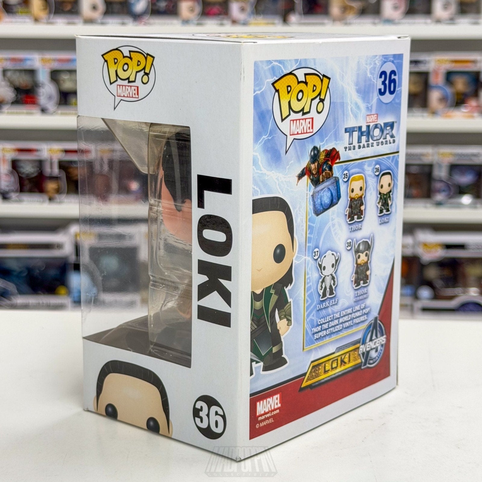 Funko Pop Marvel Thor The Dark World Loki Laufeyson 36 Asgard Toy Vinyl Figure