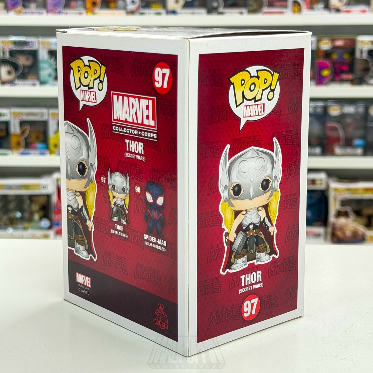 Funko Pop Marvel Collector Corps Lady Thor Jane Foster Secret Wars 97 Toy Figure