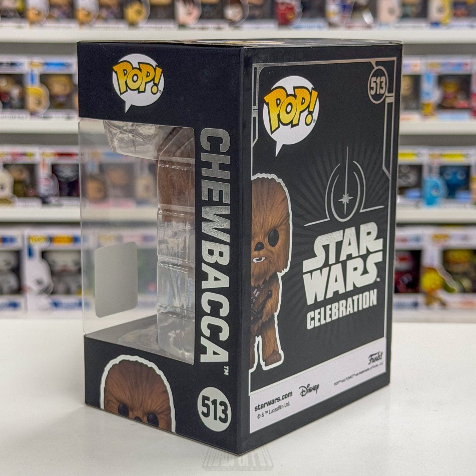 Funko Pop Star Wars Chewbacca Celebration Galactic Con 513 Wookiee Vinyl Figure