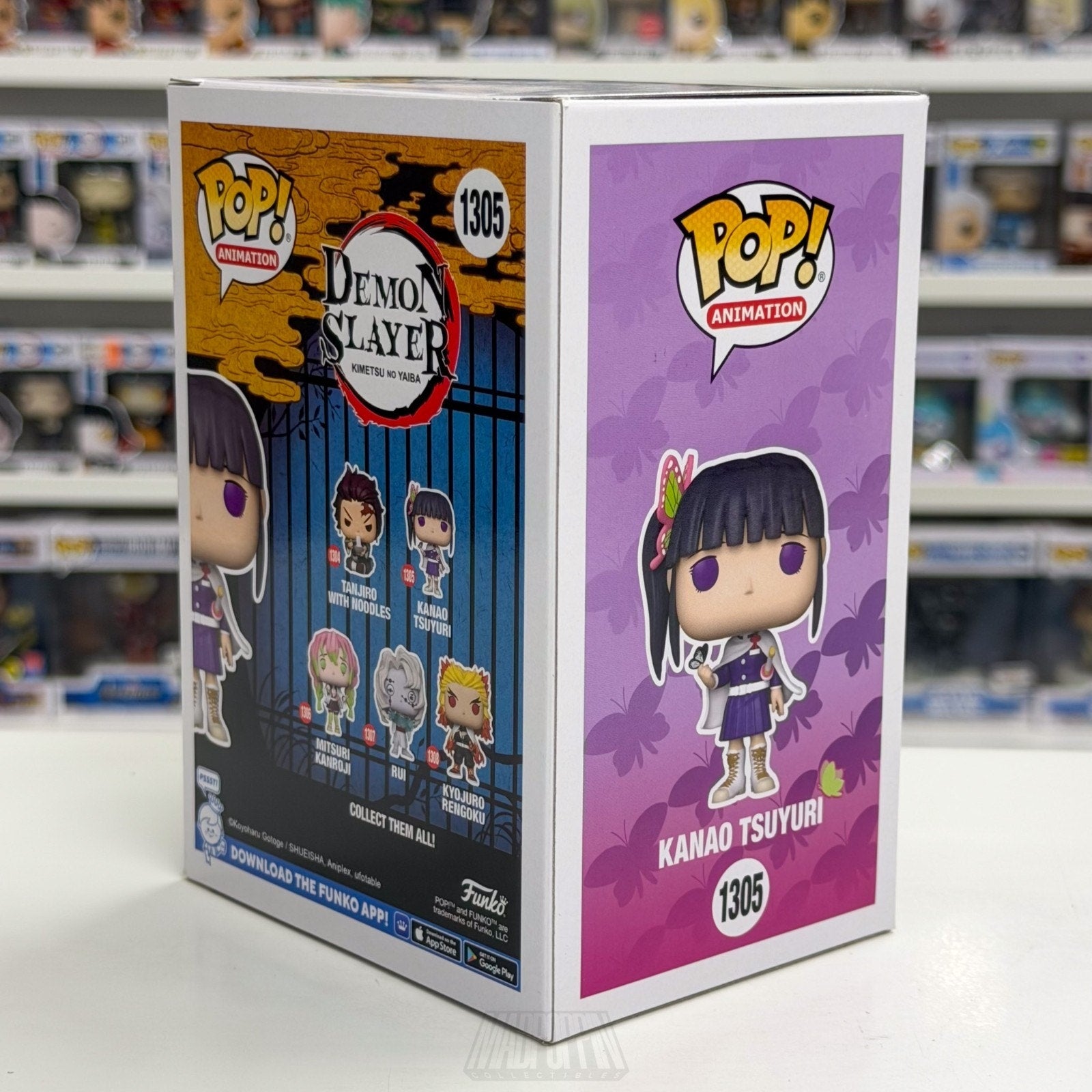 Funko Pop Anime Demon Slayer Kanao Tsuyuri 1305 Japanese Manga Toy Vinyl Figure
