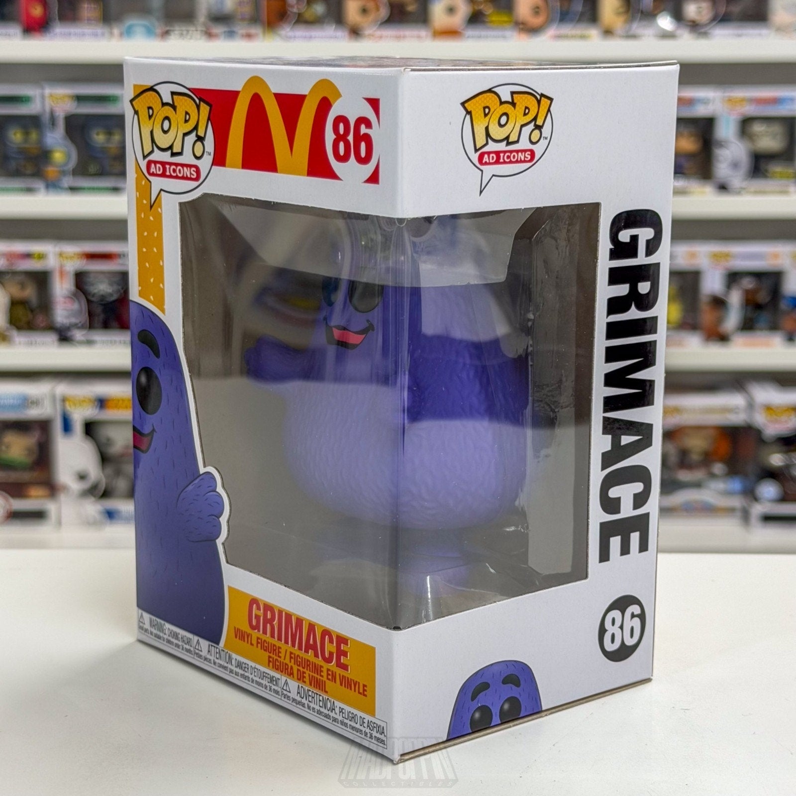 Funko Pop Ad Icons McDonalds Grimace 86 Burger Fast Food Restaurant Vinyl Figure