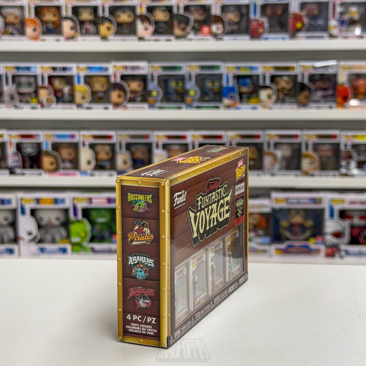 Funko Pop Bitty Fundays Funtastic Voyage Metallic 4 Pack Show Edition Toy Figure