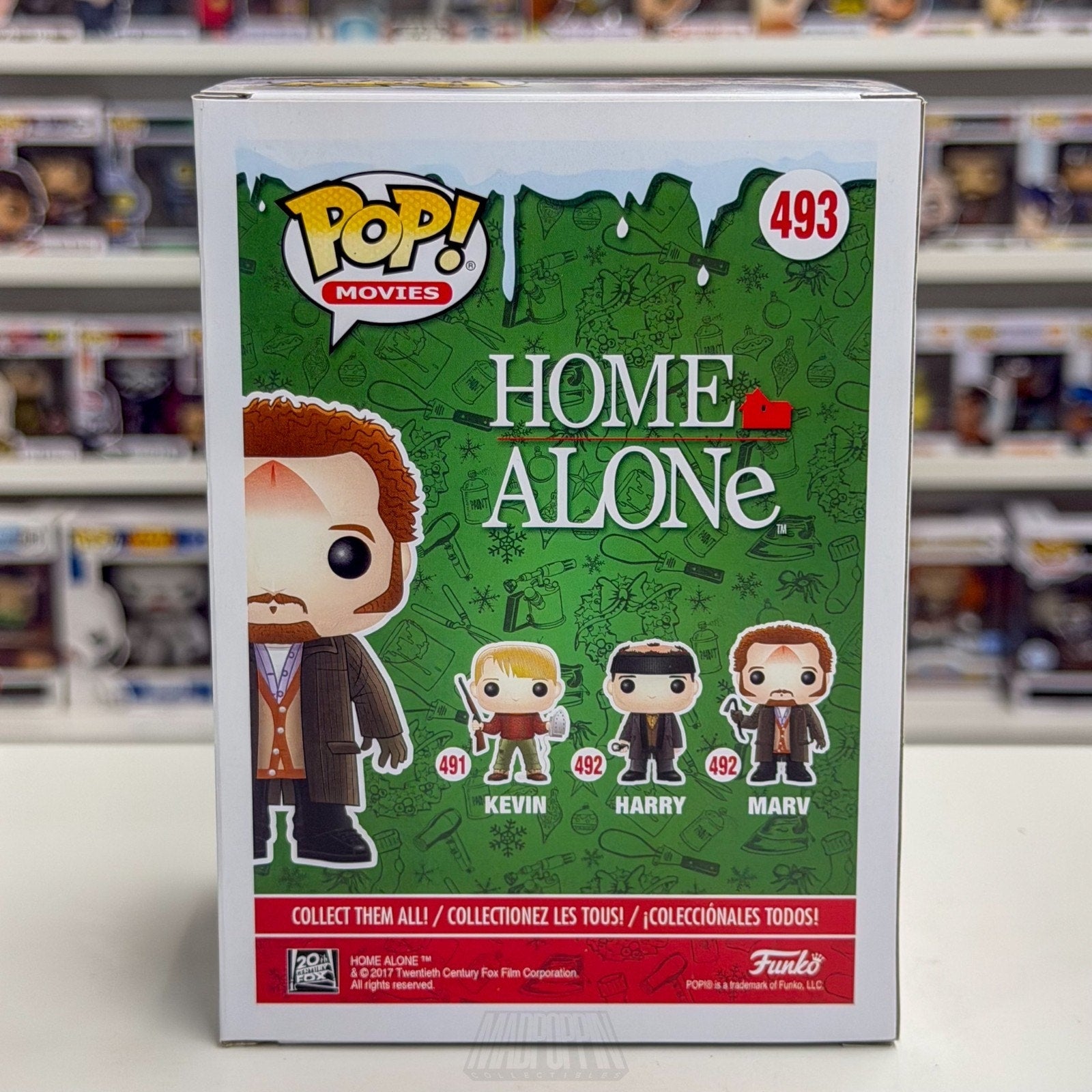 Funko Pop Movies Home Alone Marv 493 Burglar Wet Bandits Chicago Vinyl Figure