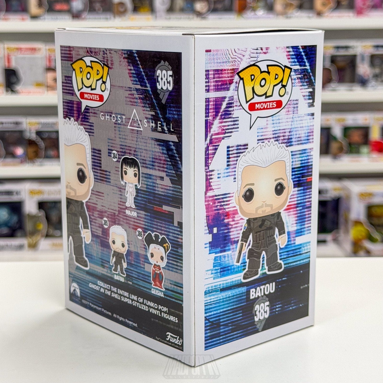 Funko Pop Movies Ghost in the Shell Batou 385 Cyberpunk Action Toy Vinyl Figure