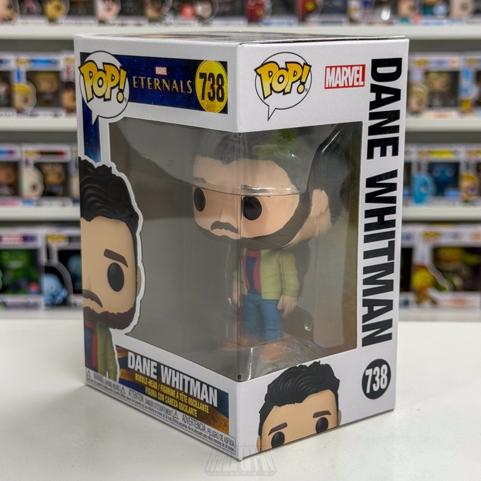 Funko Pop Eternals Dane Whitman 738 Marvel Black Knight Ebony Blade Vinyl Figure