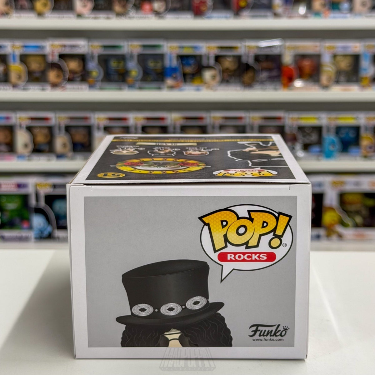 Funko Pop Rocks Guns N Roses Slash 51 Heavy Metal Band Guitarist Vinyl Figure