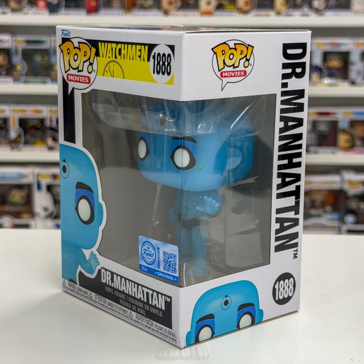 Funko Pop DC Comics Movies Watchmen Dr. Manhattan Exclusive 1888 Vinyl Figure